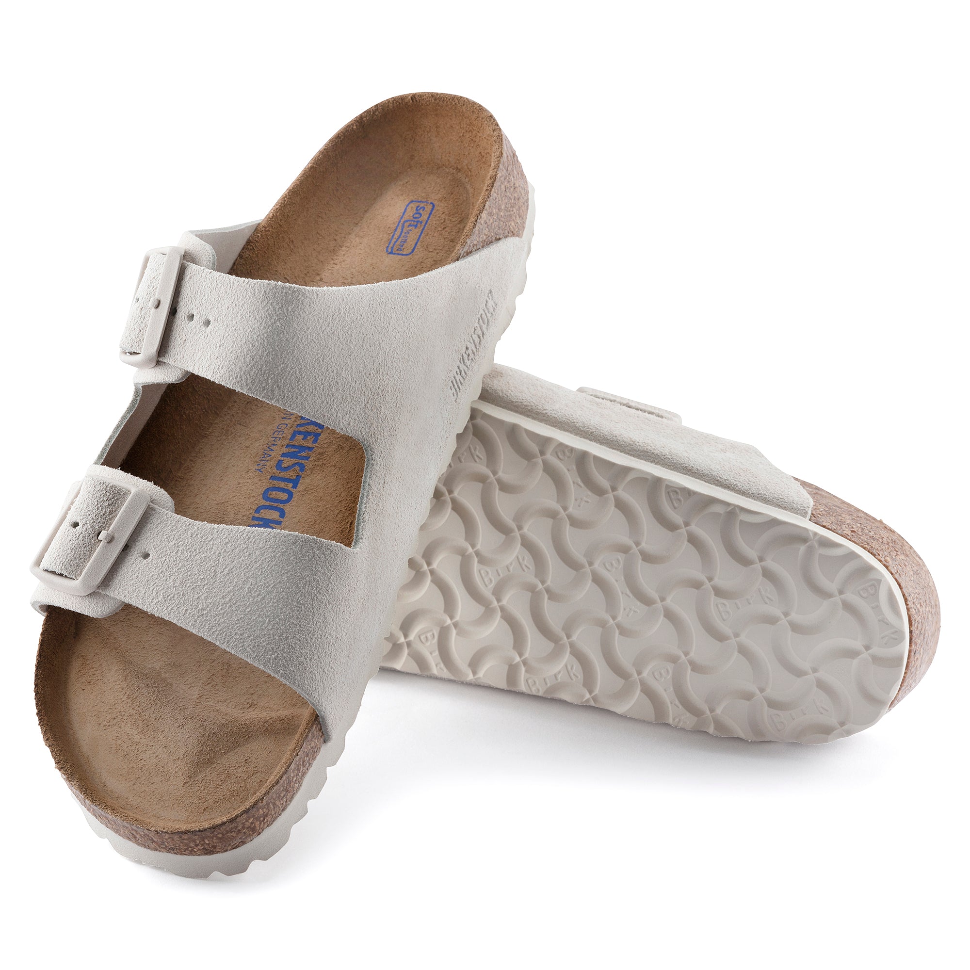 Birkenstock Limited Edition Arizona Soft Footbed antique white suede