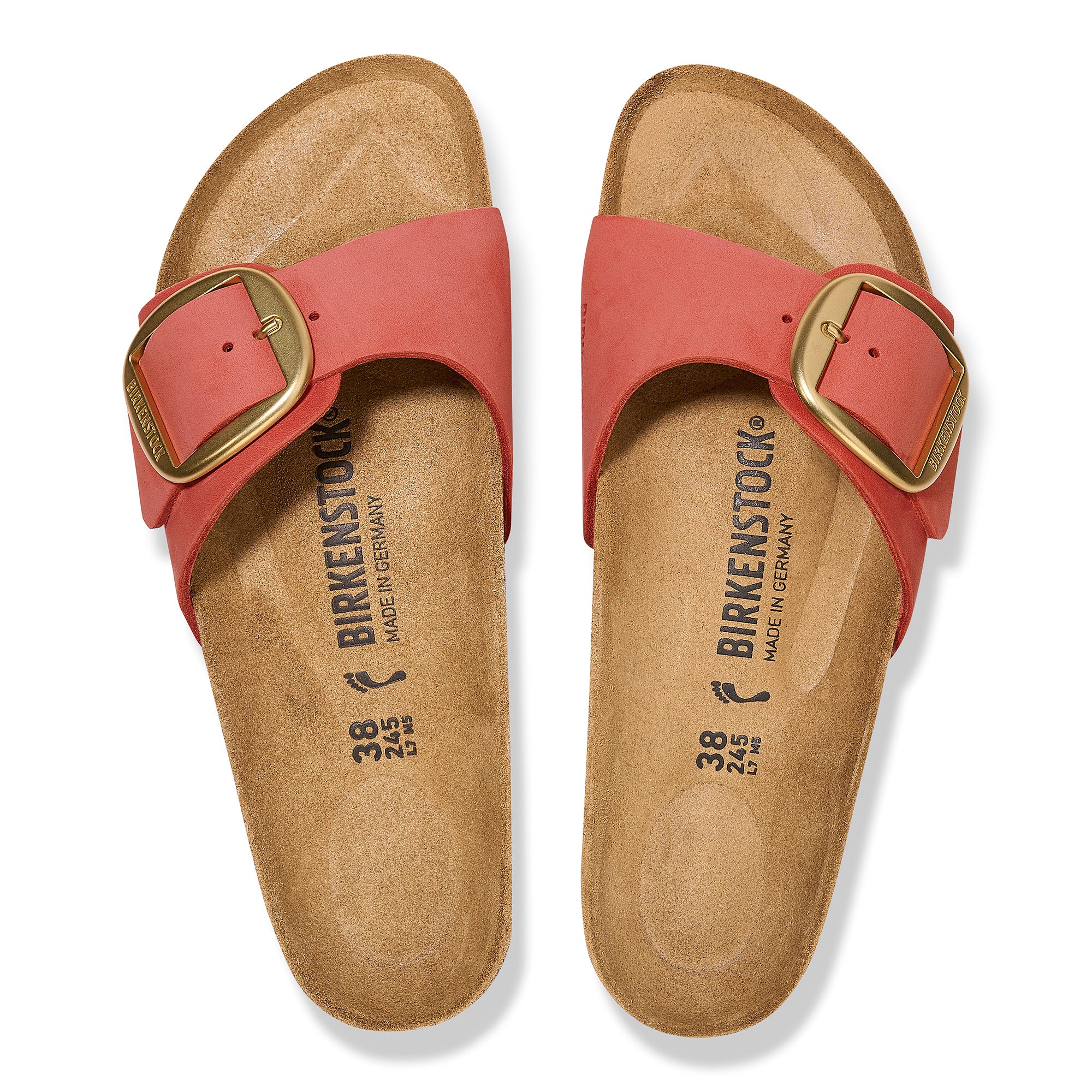 Birkenstock big clearance buckle red