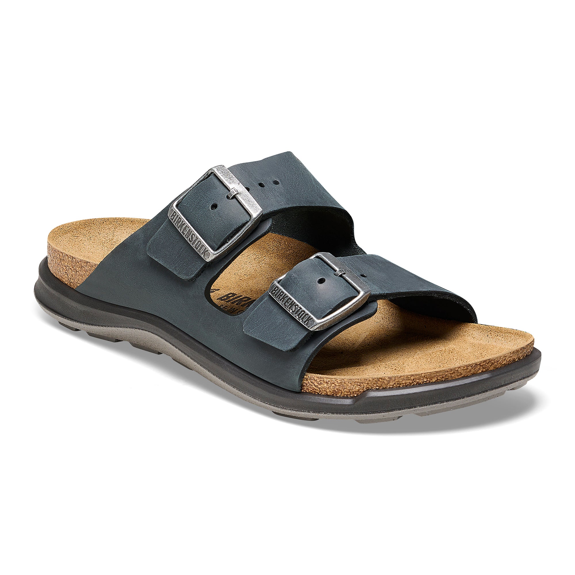 BEMAS 別注 BIRKENSTOCK Arizona オールブラック 42 Birkenstock Men's Arizona Crosstown black oiled leather