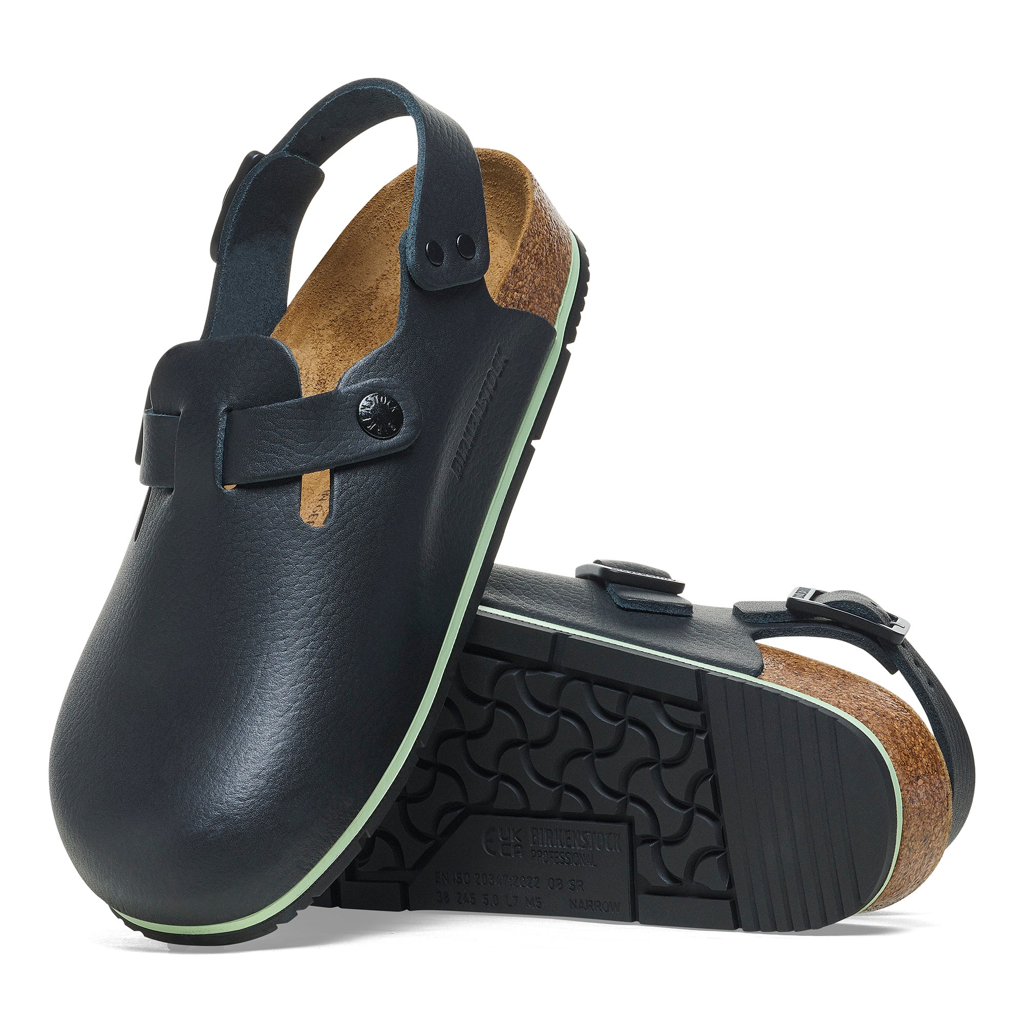 専用【BIRKENSTOCK】TOKIO ブラックレザー 37サイズ Birkenstock Professional Tokio Pro black leather
