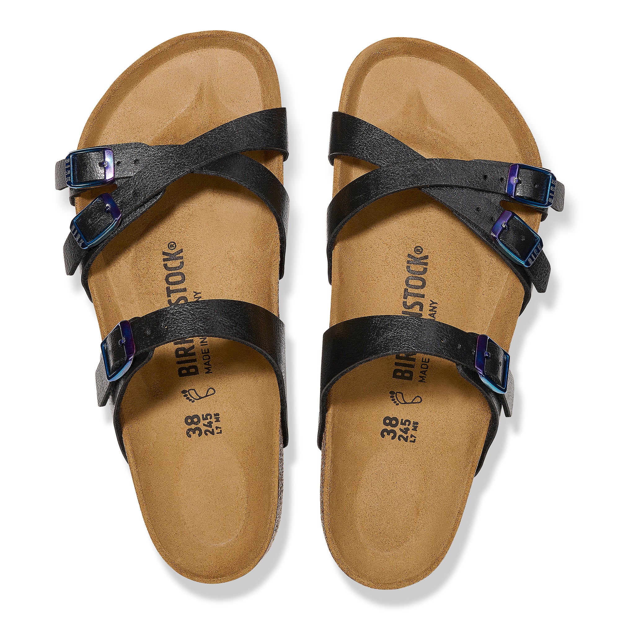 Birkenstock Franca graceful licorice Birko-Flor