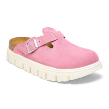 Papillio Boston Chunky candy pink suede by Birkenstock