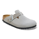 Birkenstock Limited Edition Boston corduroy stone coin suede