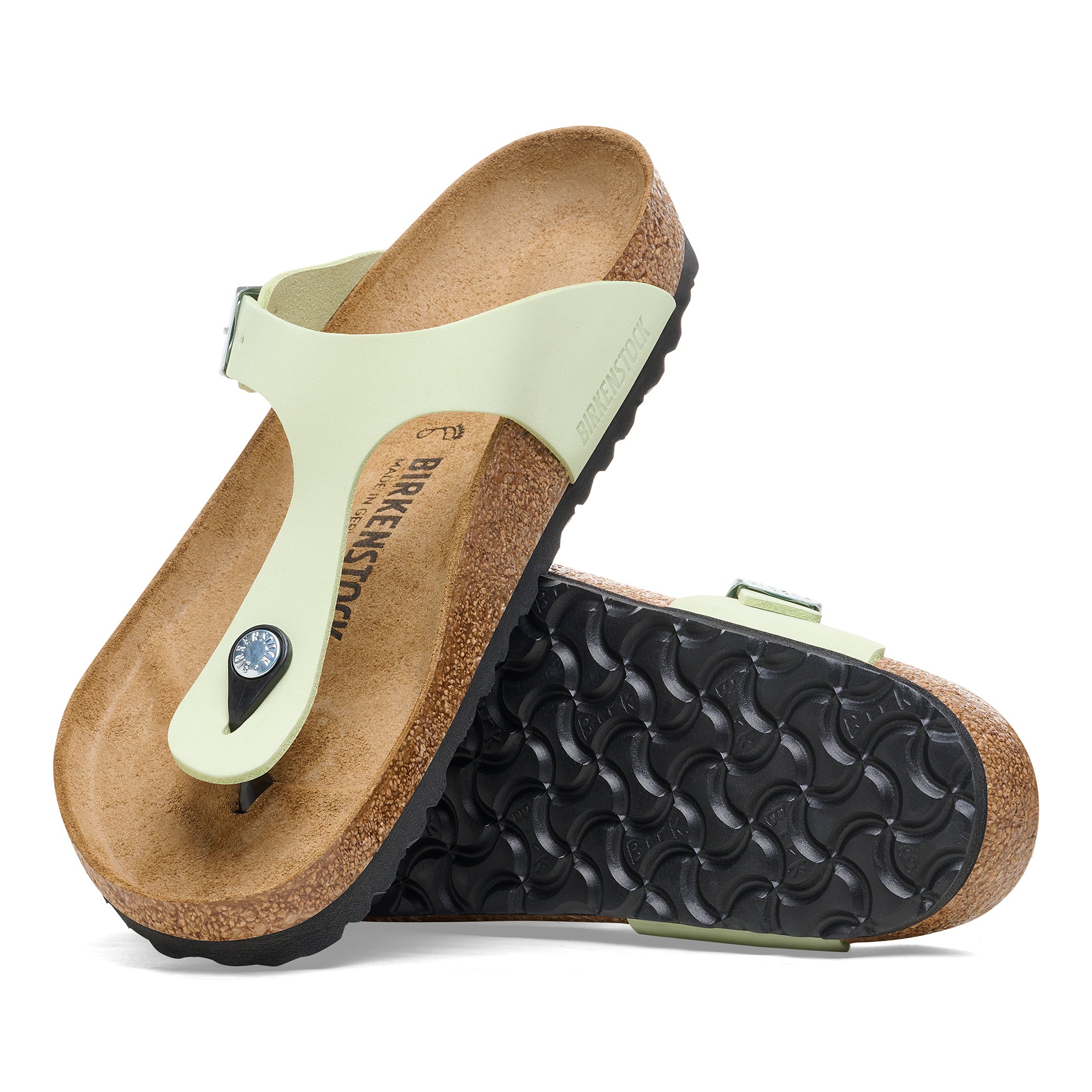 Birkenstock Limited Edition Gizeh faded lime nubuck