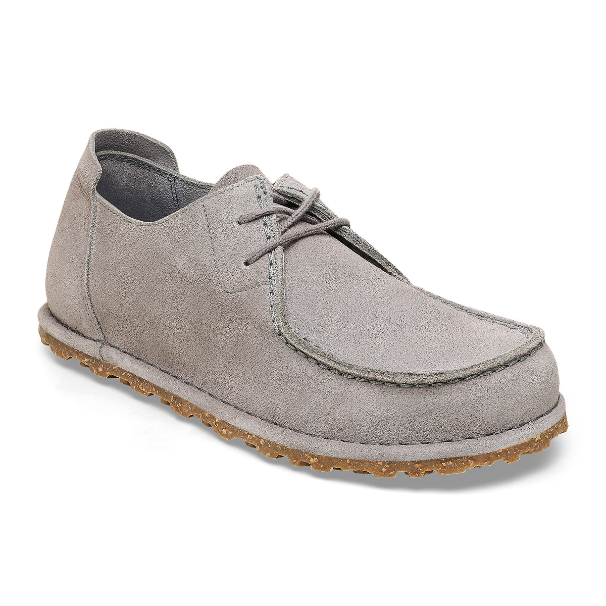 Birkenstock Men’s Utti Lace Suede Leather In Basalt Gray Color (Size 43). Utti Lace | Suede | Gray Taupe – Birkenstock Midtown main image 3