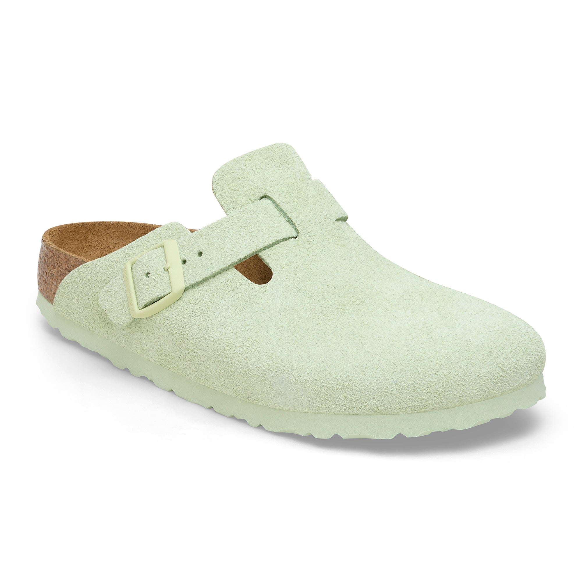 Birkenstock discount Boston Suede Soft Footbed Clogs