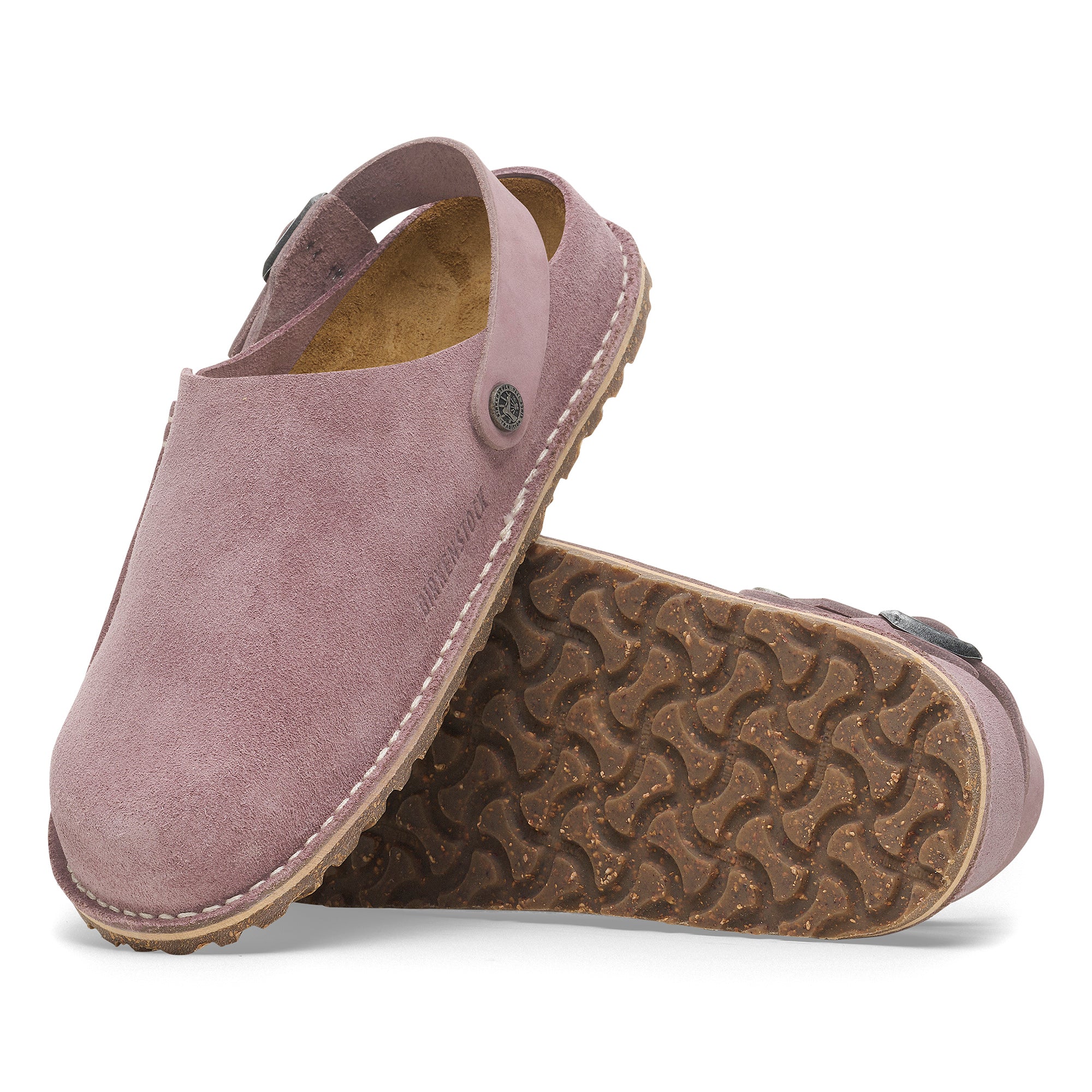 Birkenstock Lutry faded purple suede