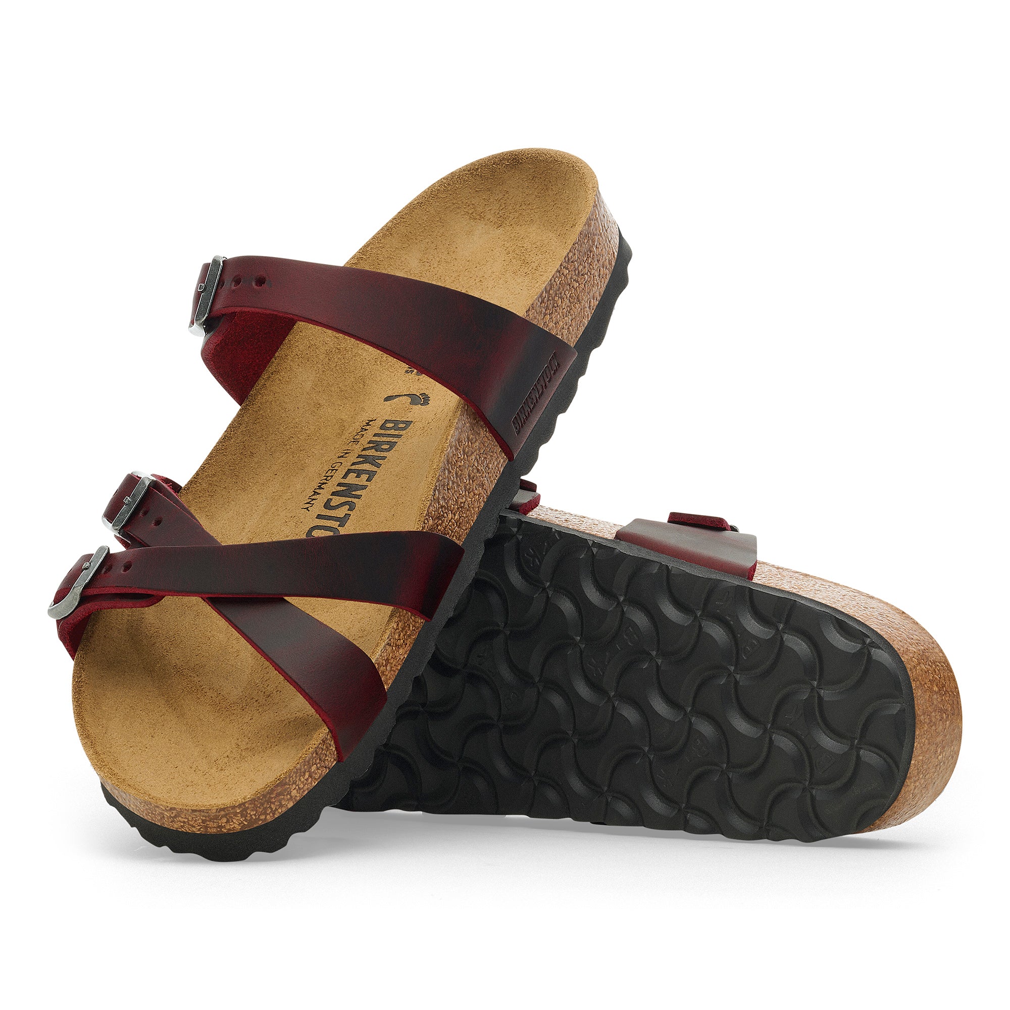 Birkenstock Franca zinfandel oiled leather