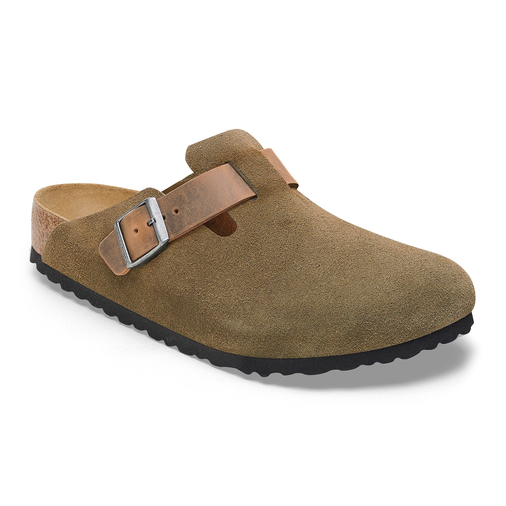 Birkenstock Boston thyme suede/oiled leather