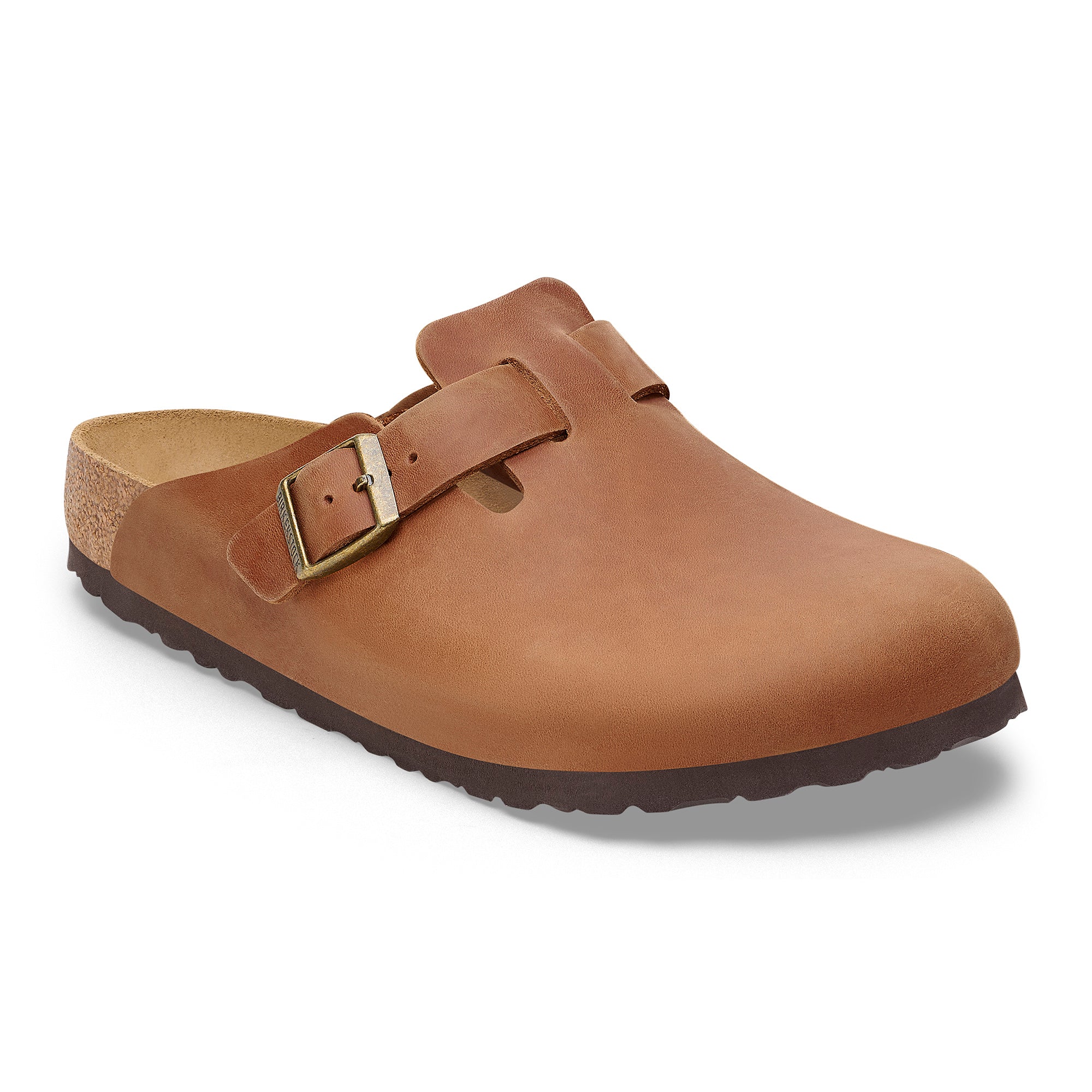 Birkenstock Boston cognac oiled leather