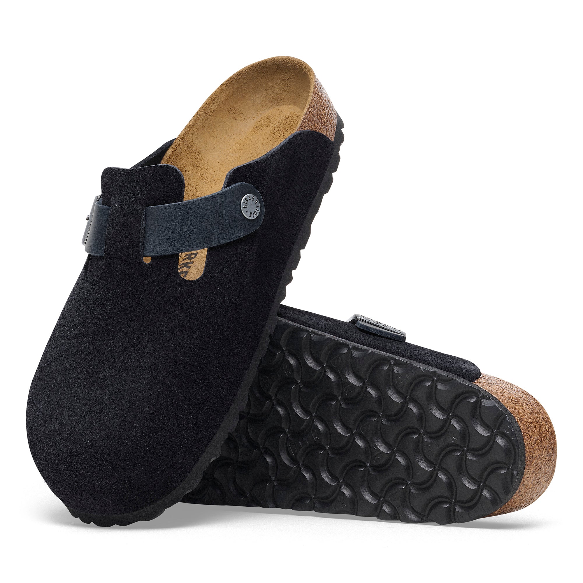 Birkenstock Boston midnight suede/oiled leather