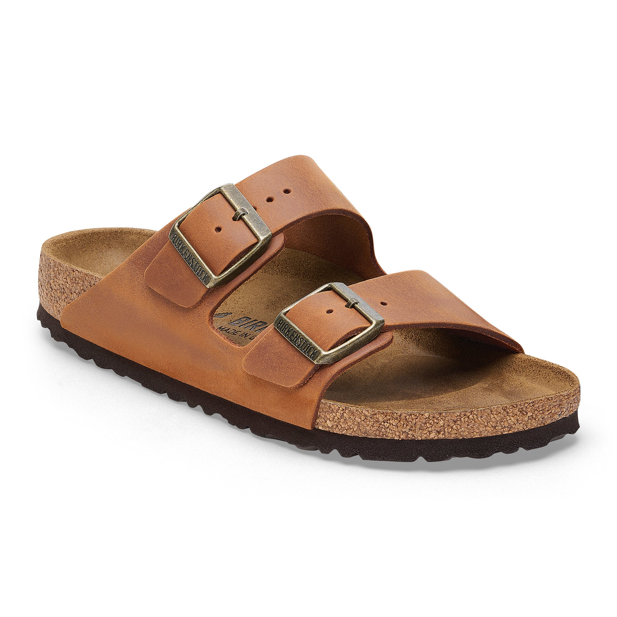 Birkenstock Arizona cognac oiled leather