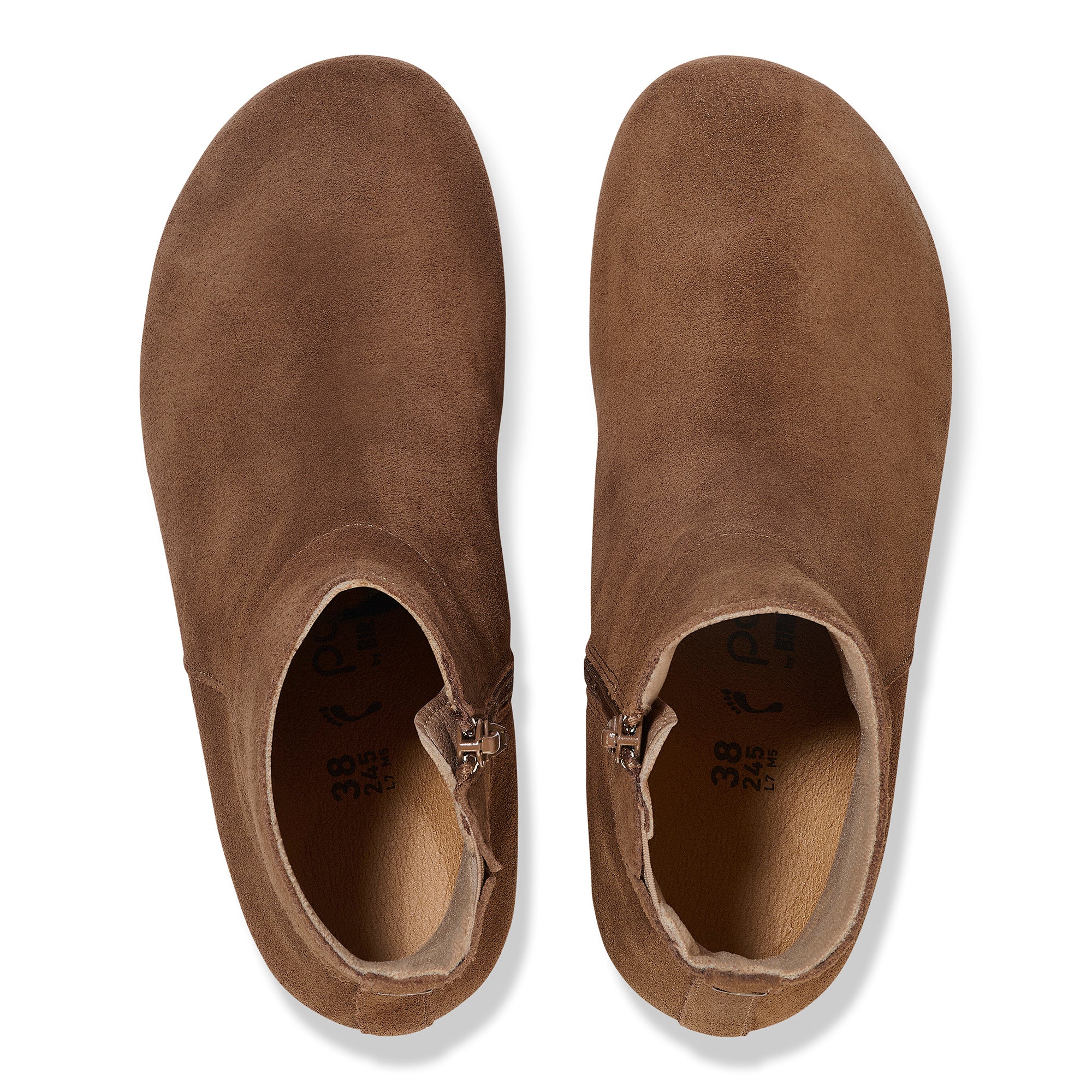 Papillio Ebba dark tea suede by Birkenstock