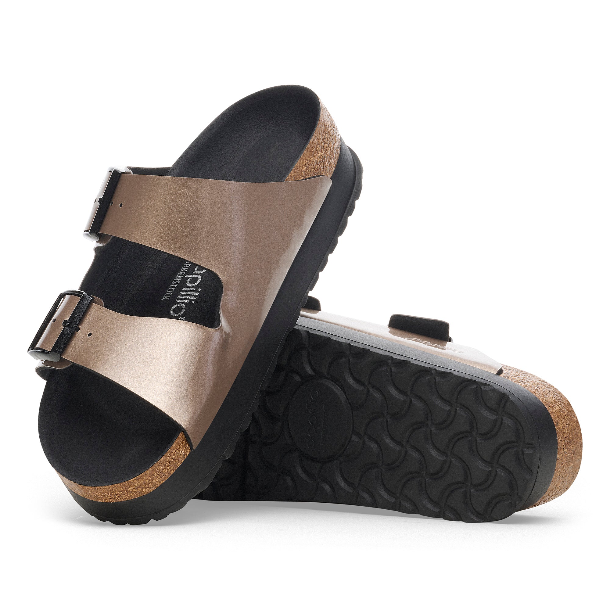 Metallic taupe birkenstocks online