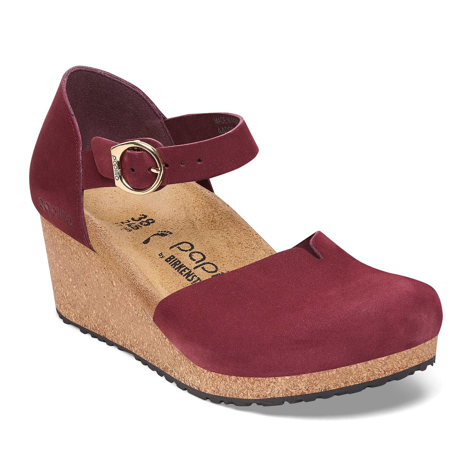 Papillio Mary zinfandel nubuck by Birkenstock