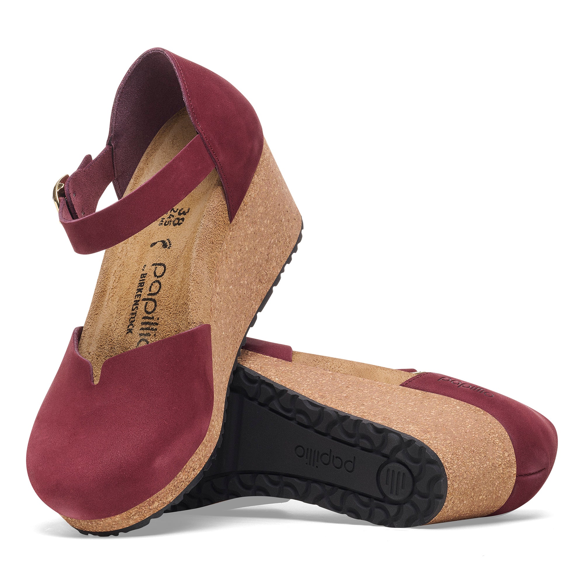 Papillio Mary zinfandel nubuck by Birkenstock