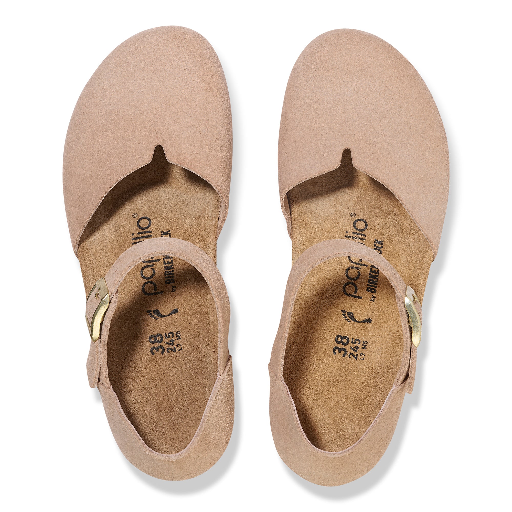 Papillio Mary warm sand suede by Birkenstock