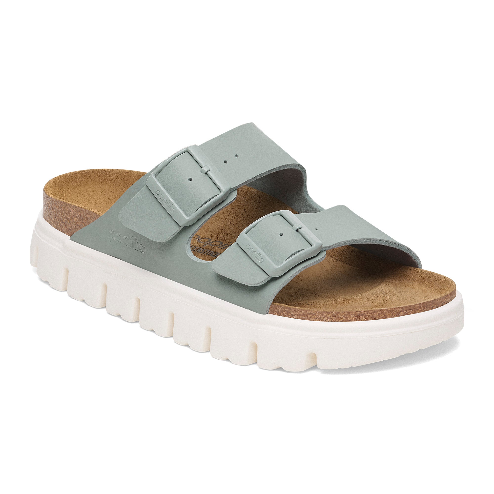 Papillio Arizona Chunky pure sage Birko-Flor by Birkenstock