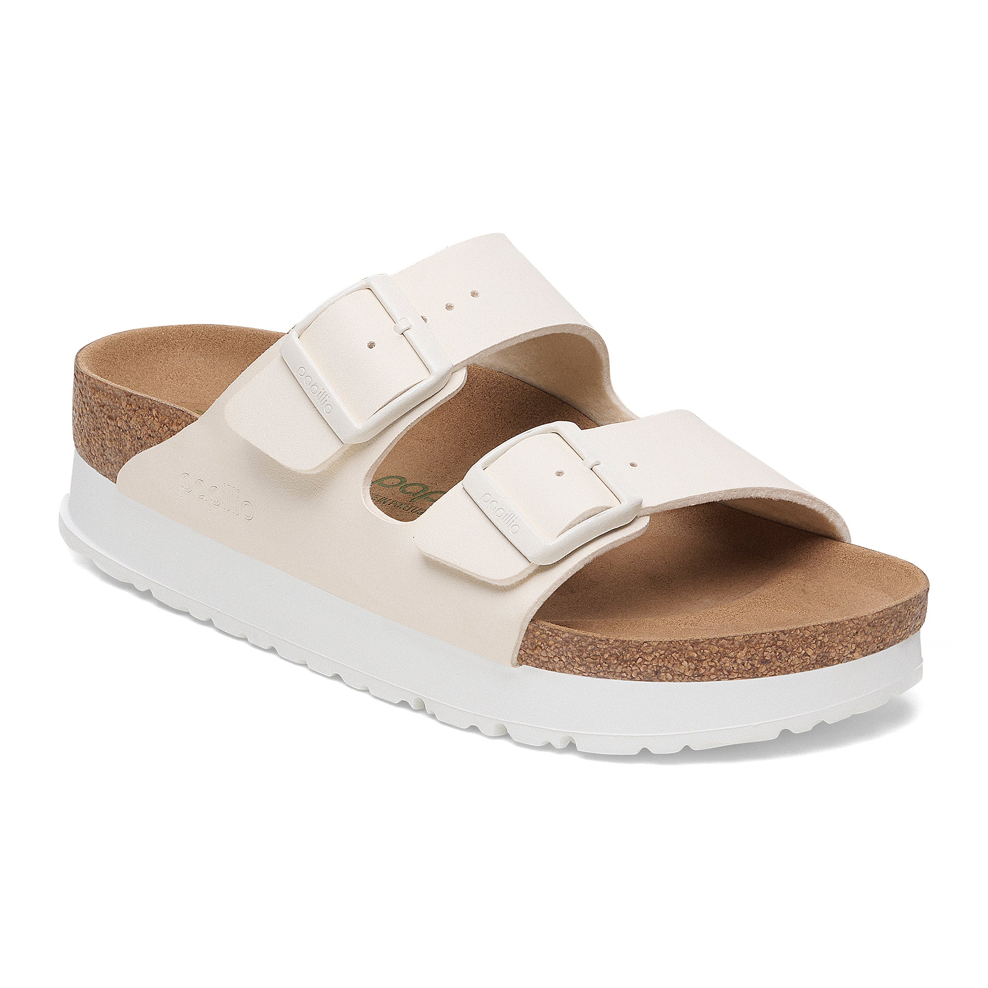 Papillio Arizona Platform eggshell Birko-Flor by Birkenstock