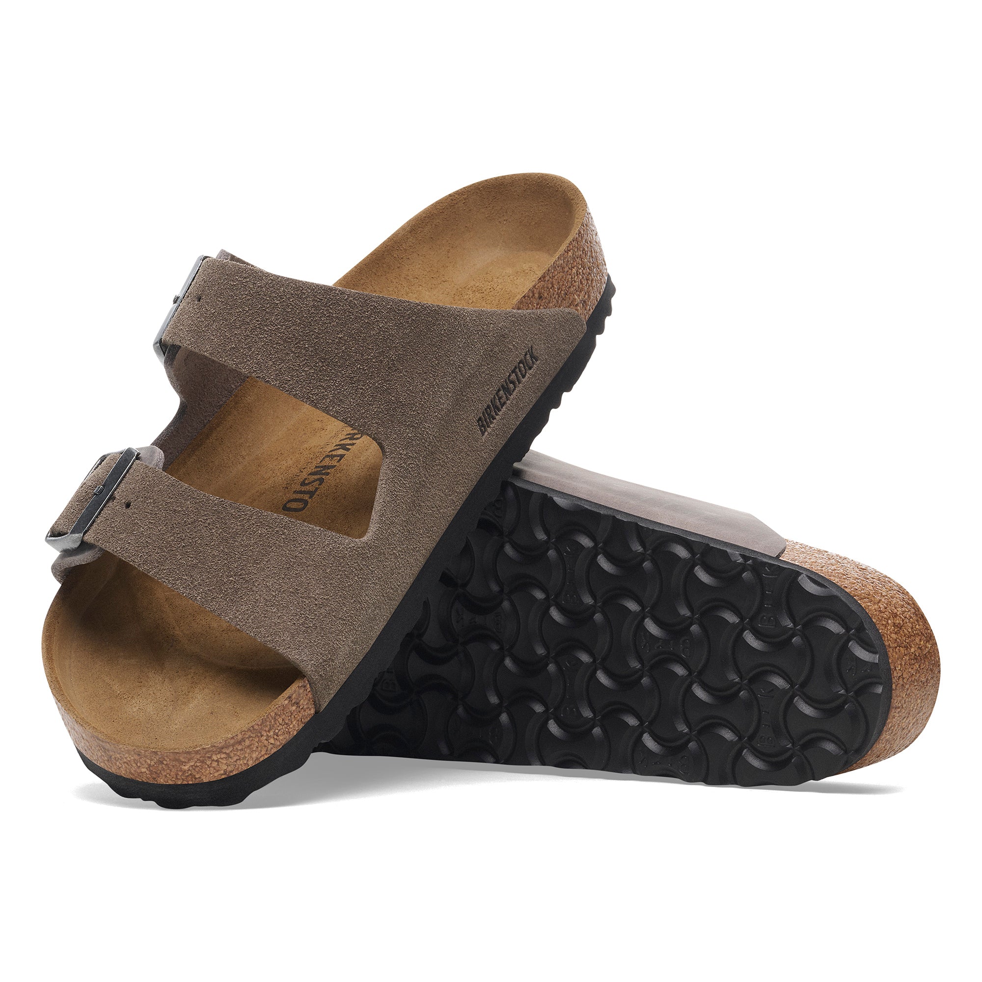 Birkenstock Arizona concrete gray suede/oiled leather