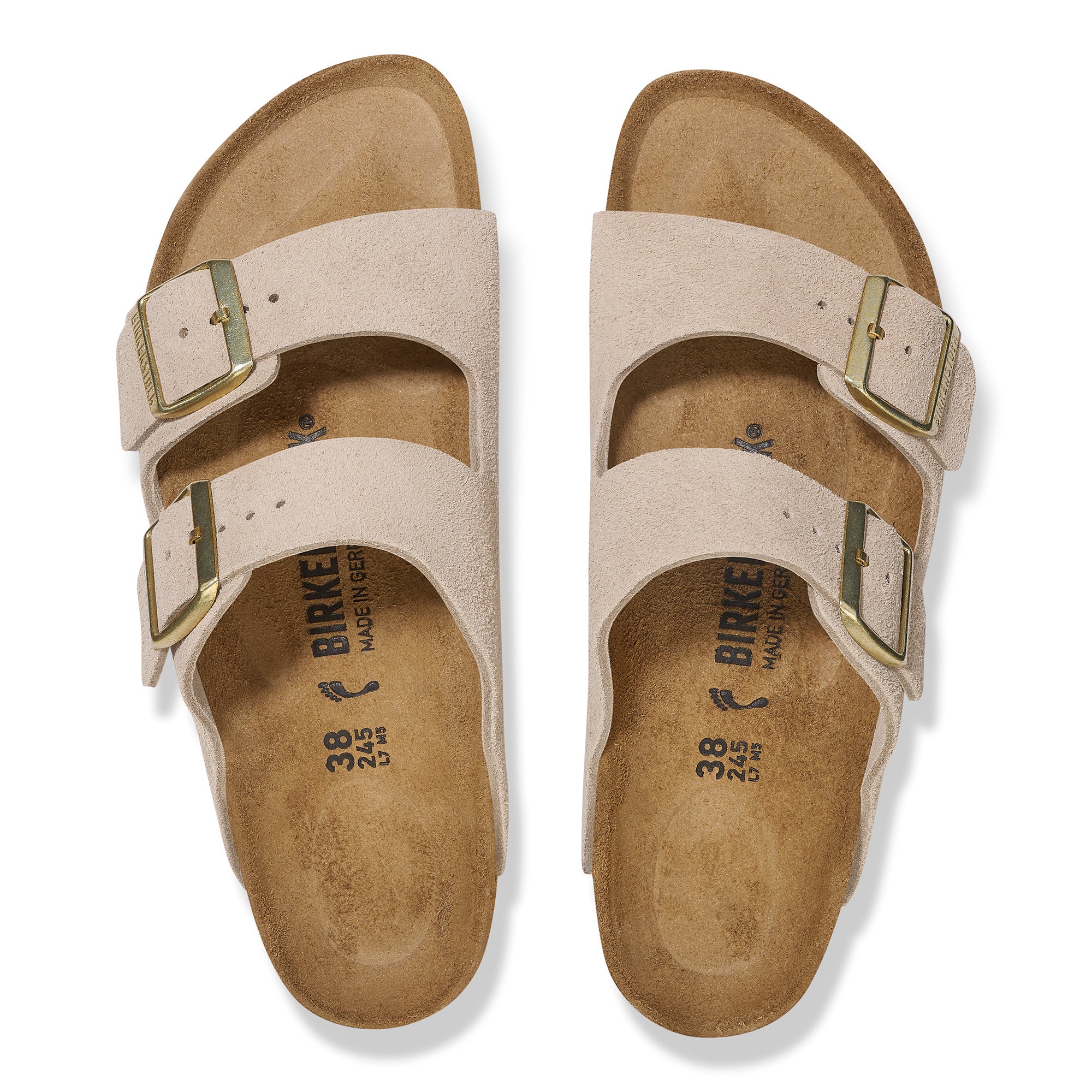 Birkenstock Arizona sandcastle suede