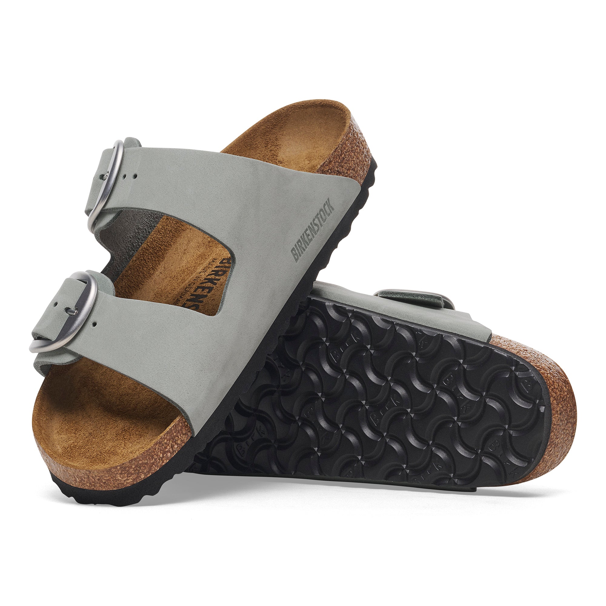 Birkenstock Arizona Big Buckle pure sage nubuck