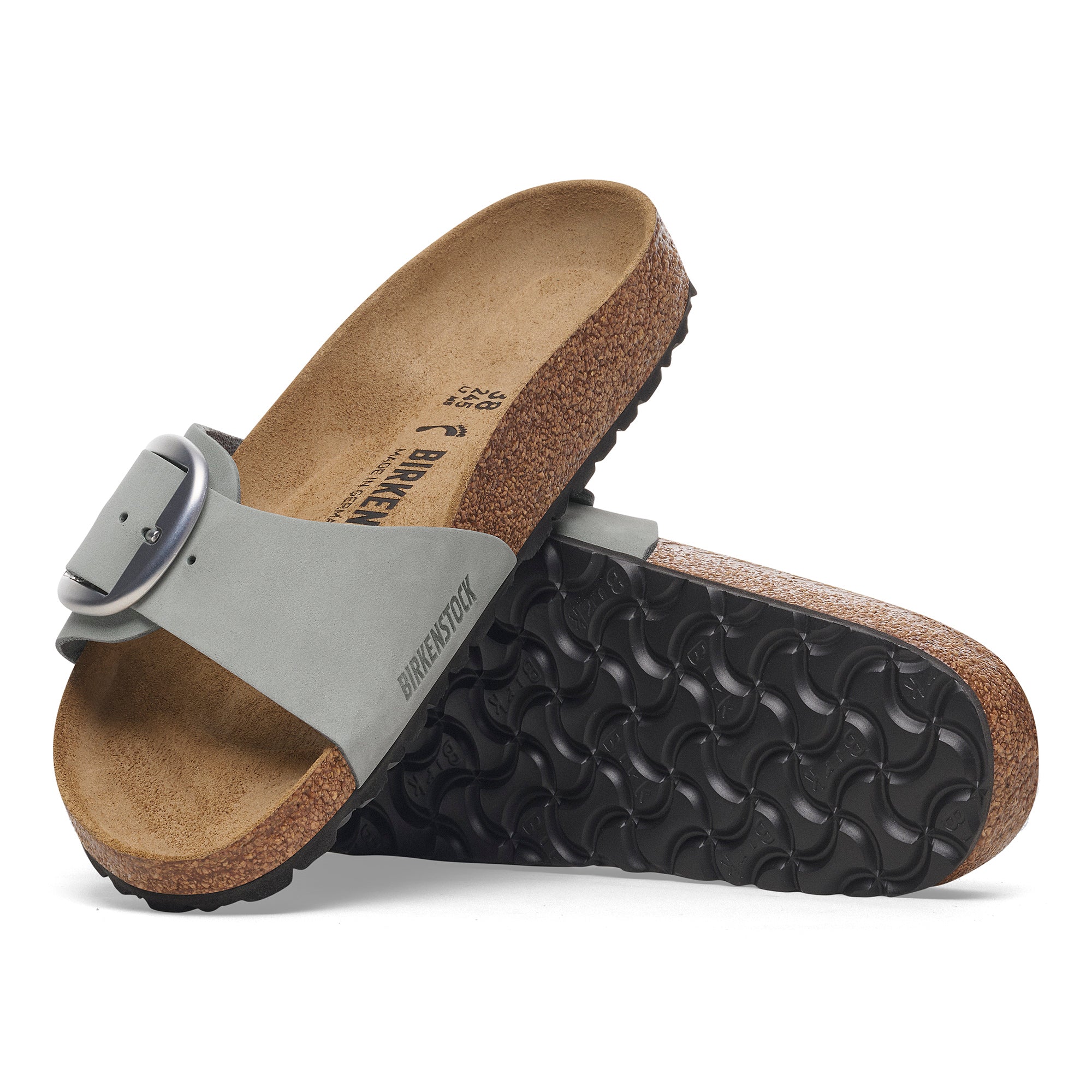 Birkenstock Madrid Big Buckle pure sage nubuck