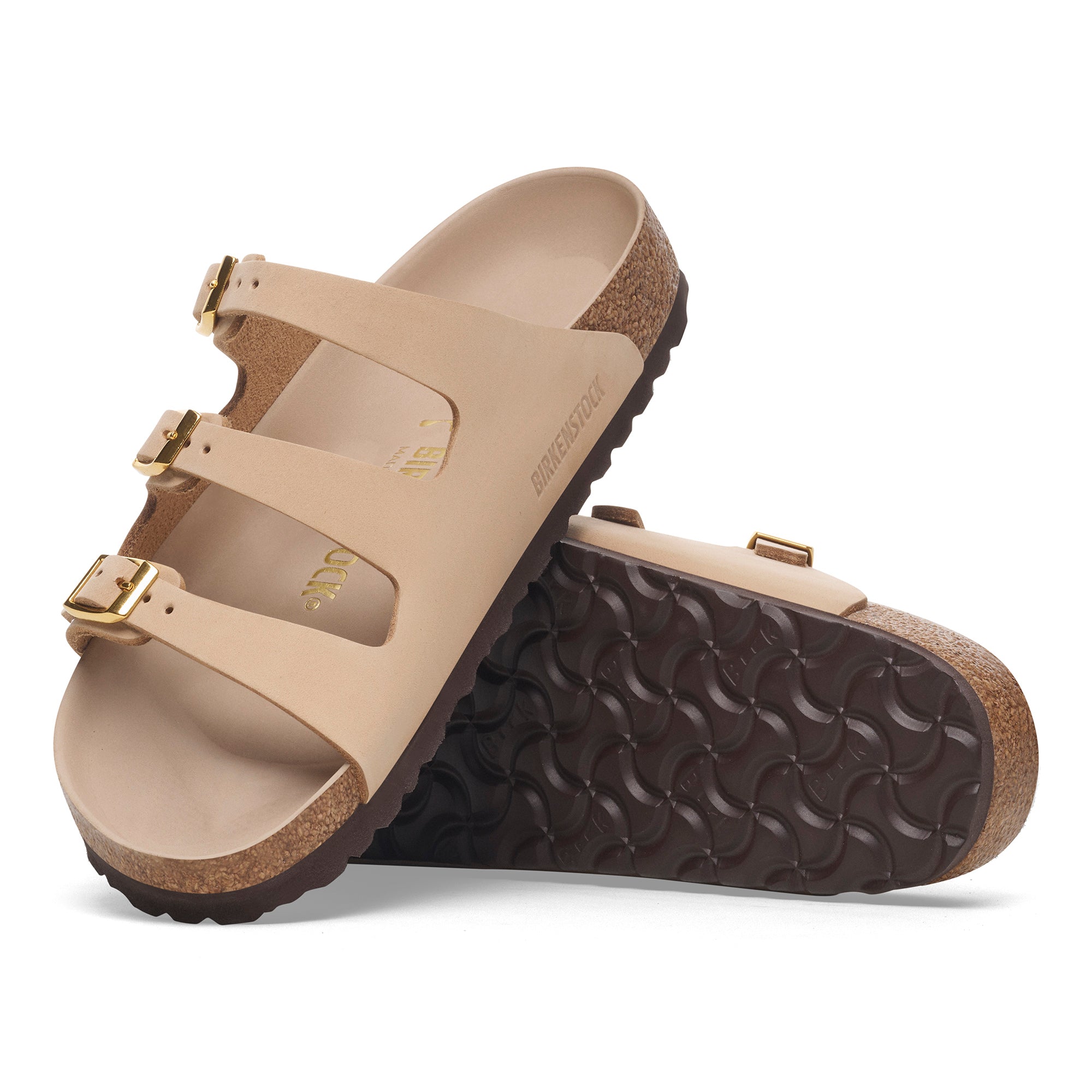 Birkenstock Florida Hex sandcastle nubuck