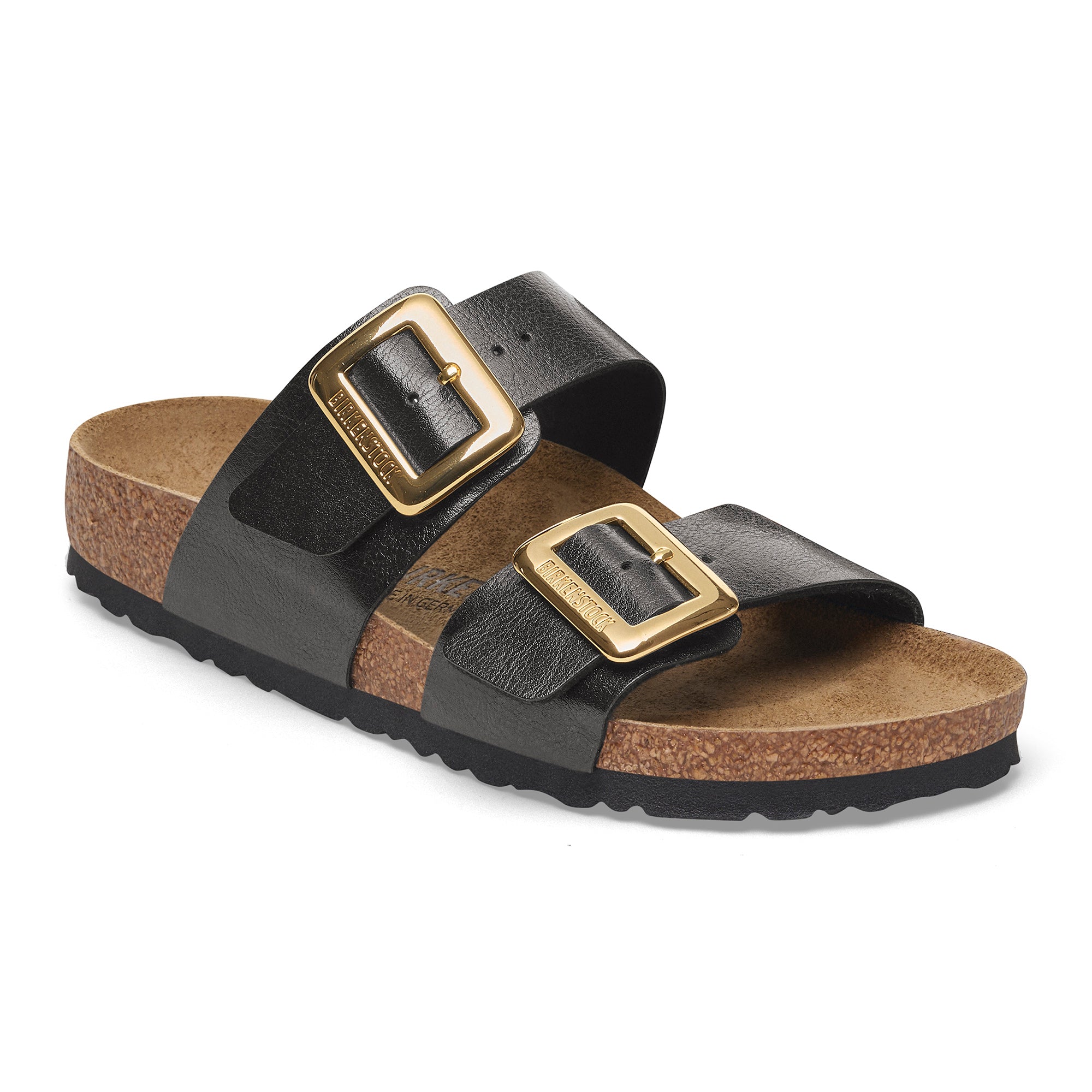 Birkenstock Sydney Luxe Buckle graceful licorice Birko-Flor