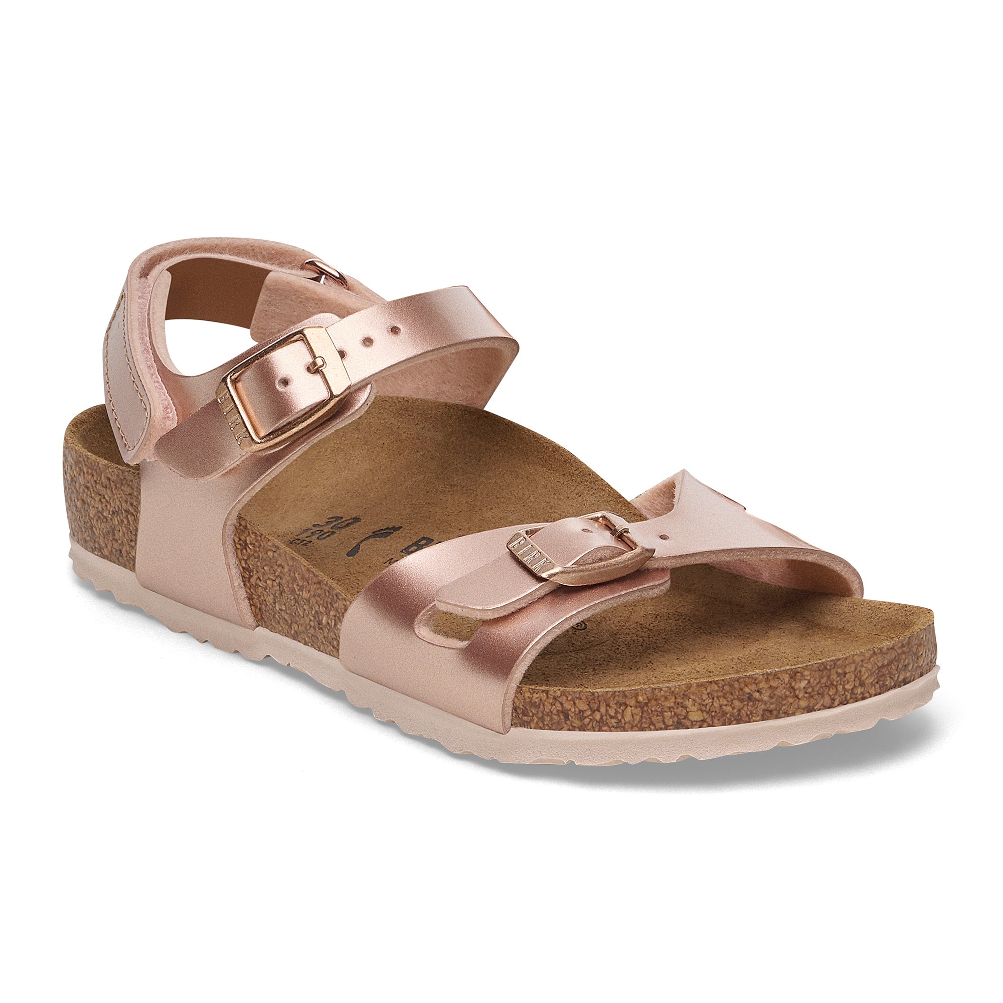 Birkenstock Kids Rio electric metallic copper Birko-Flor
