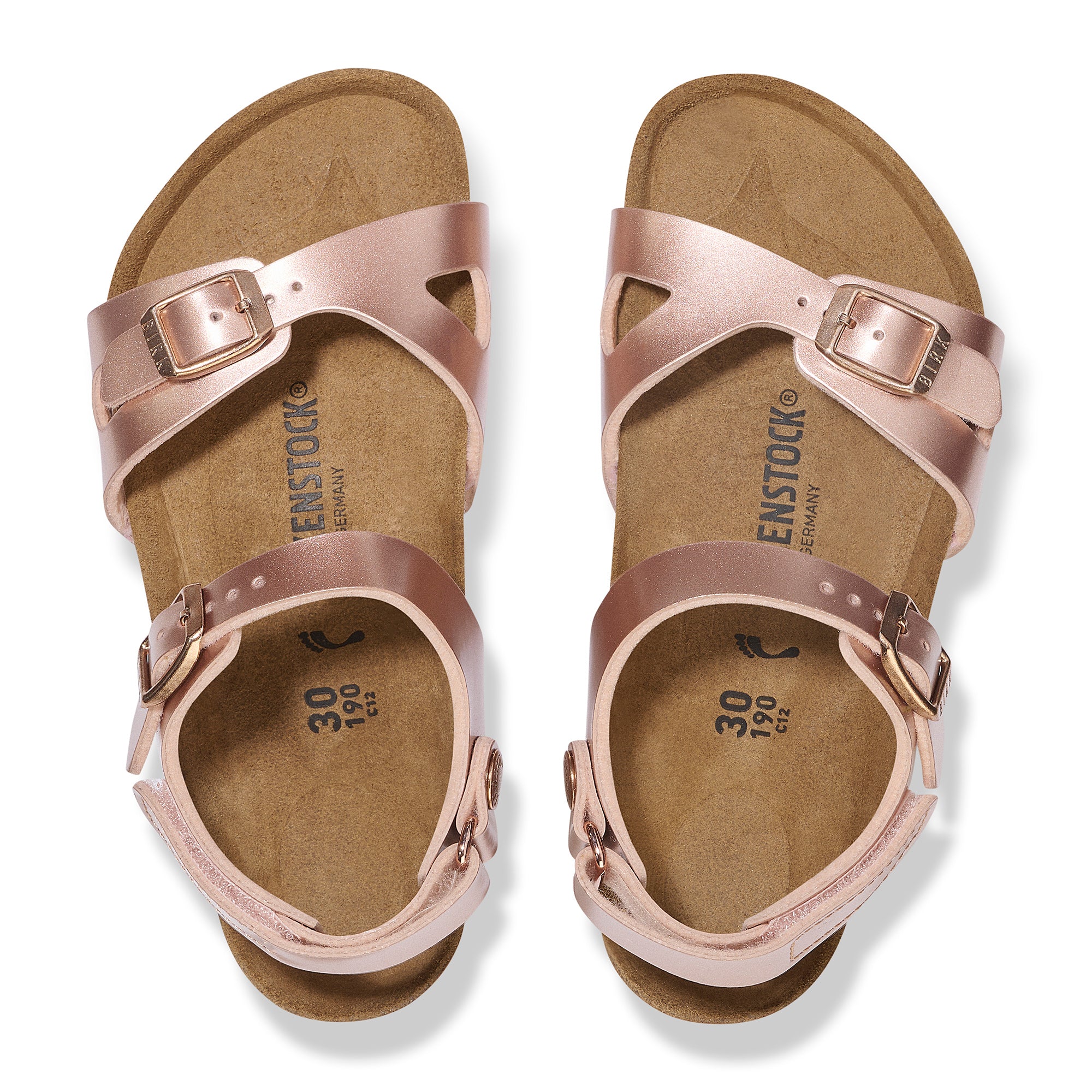 Birkenstock Kids Rio electric metallic copper Birko-Flor