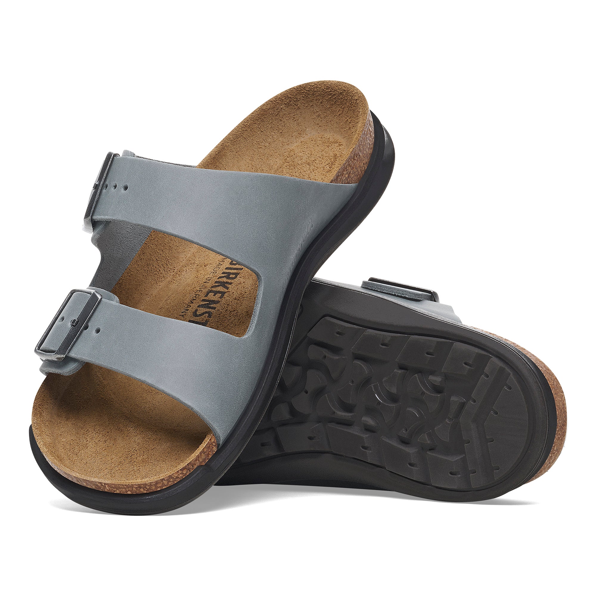 Birkenstock Women's Arizona Crosstown basalt gray oiled leather