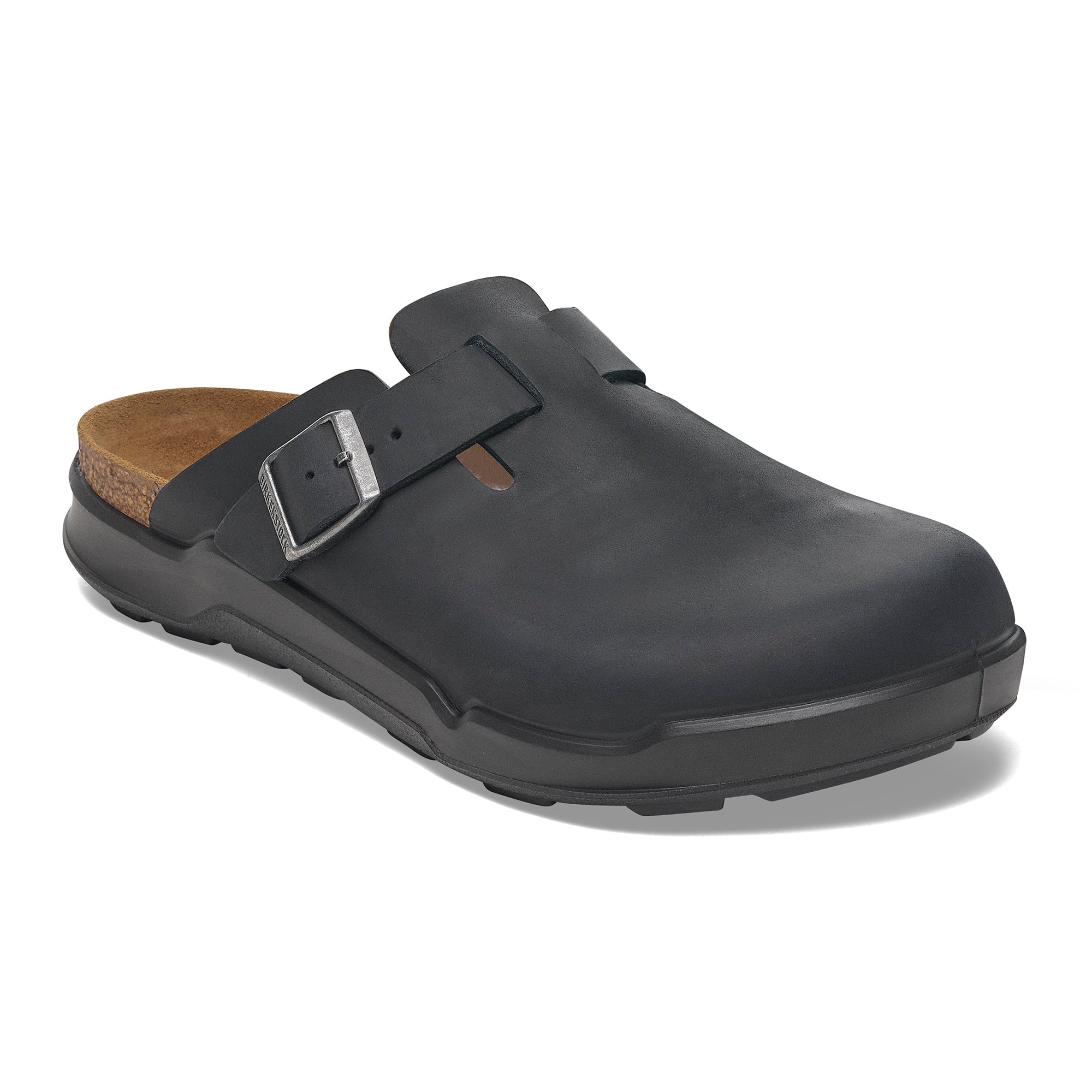 Birkenstock Men's Boston Crosstown black oiled leather