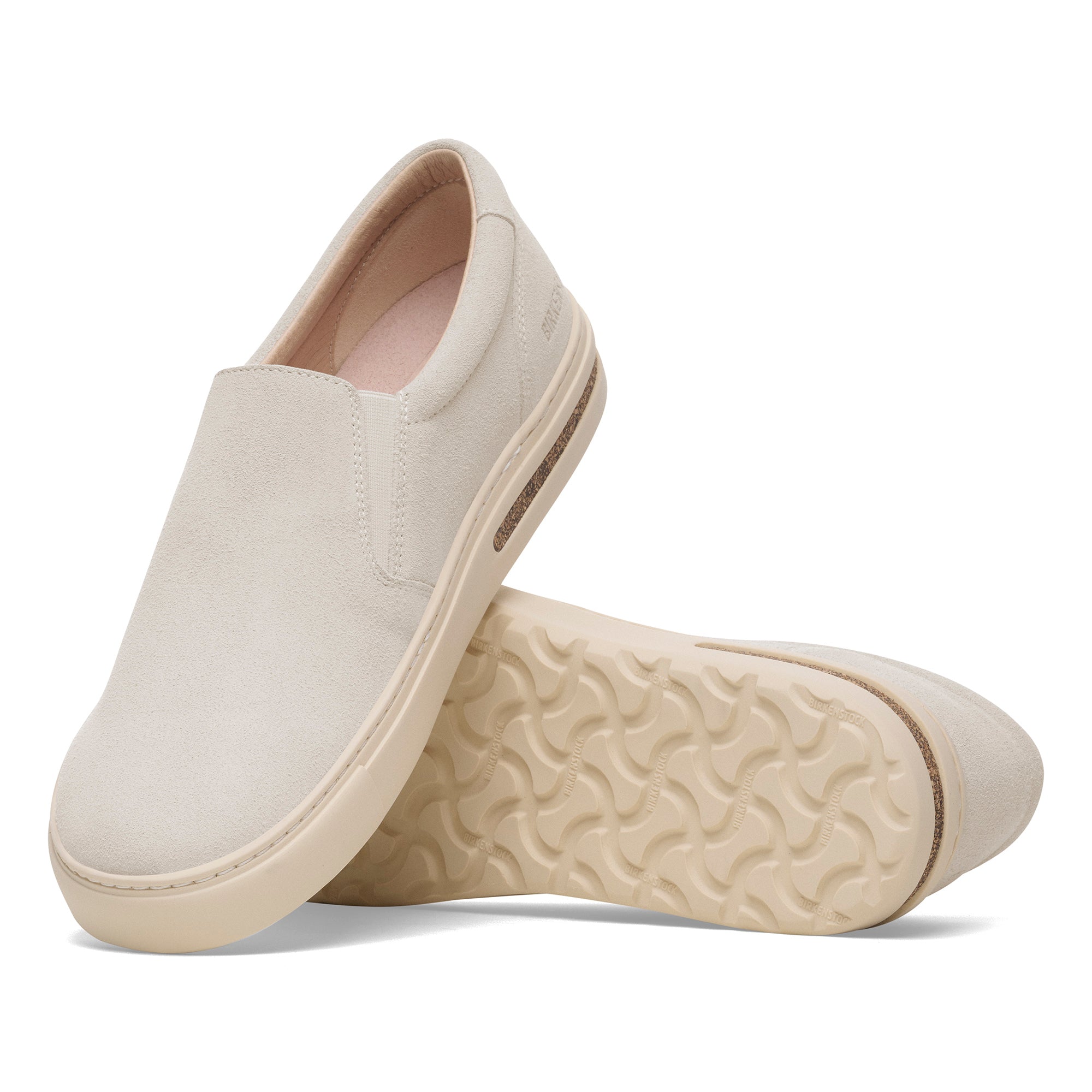 Birkenstock Oswego antique white suede