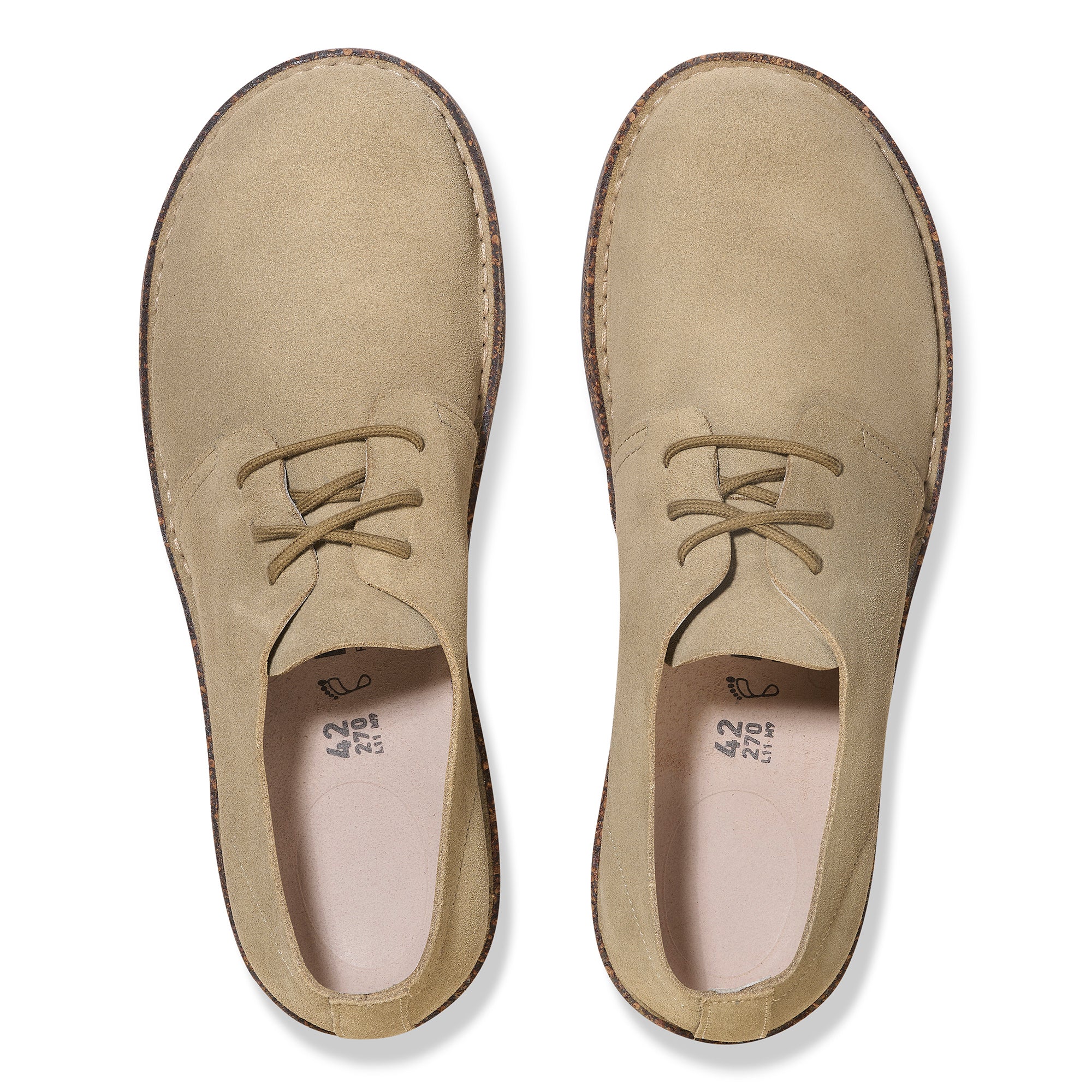 Birkenstock Men's Uppsala Lace Low faded khaki suede