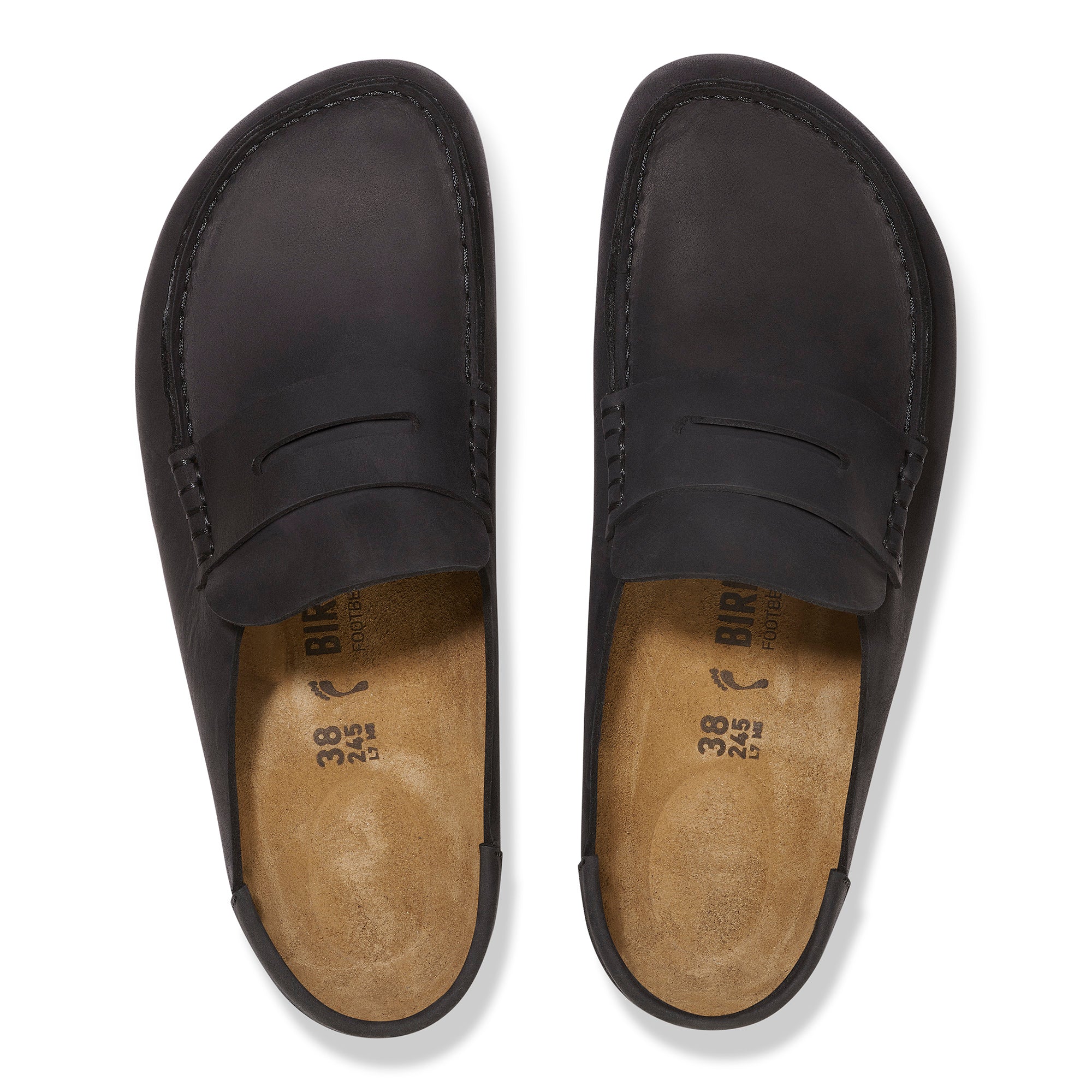 Birkenstock Naples Wrapped black oiled leather