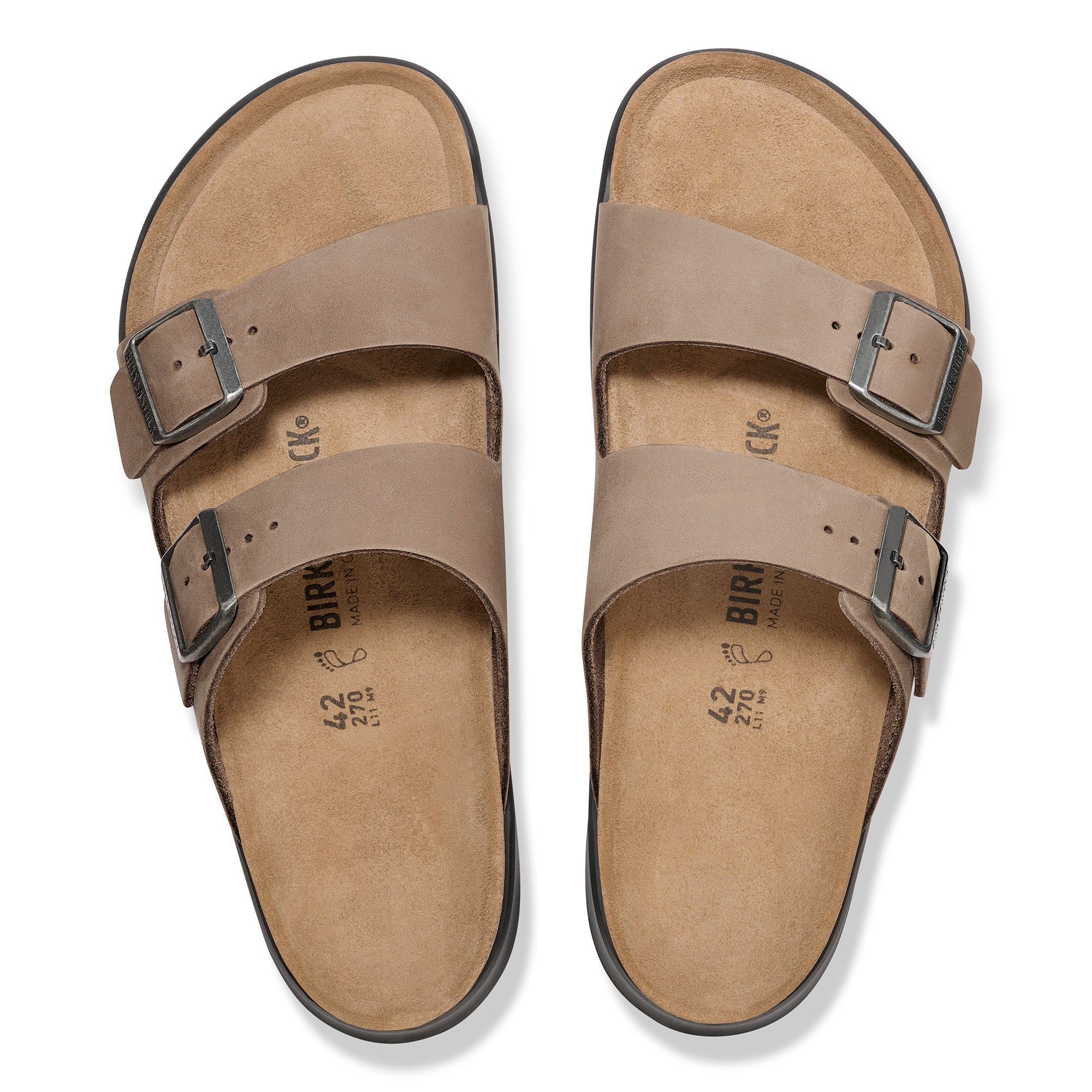 Birkenstock Men's Arizona Rugged tobacco oiled leather