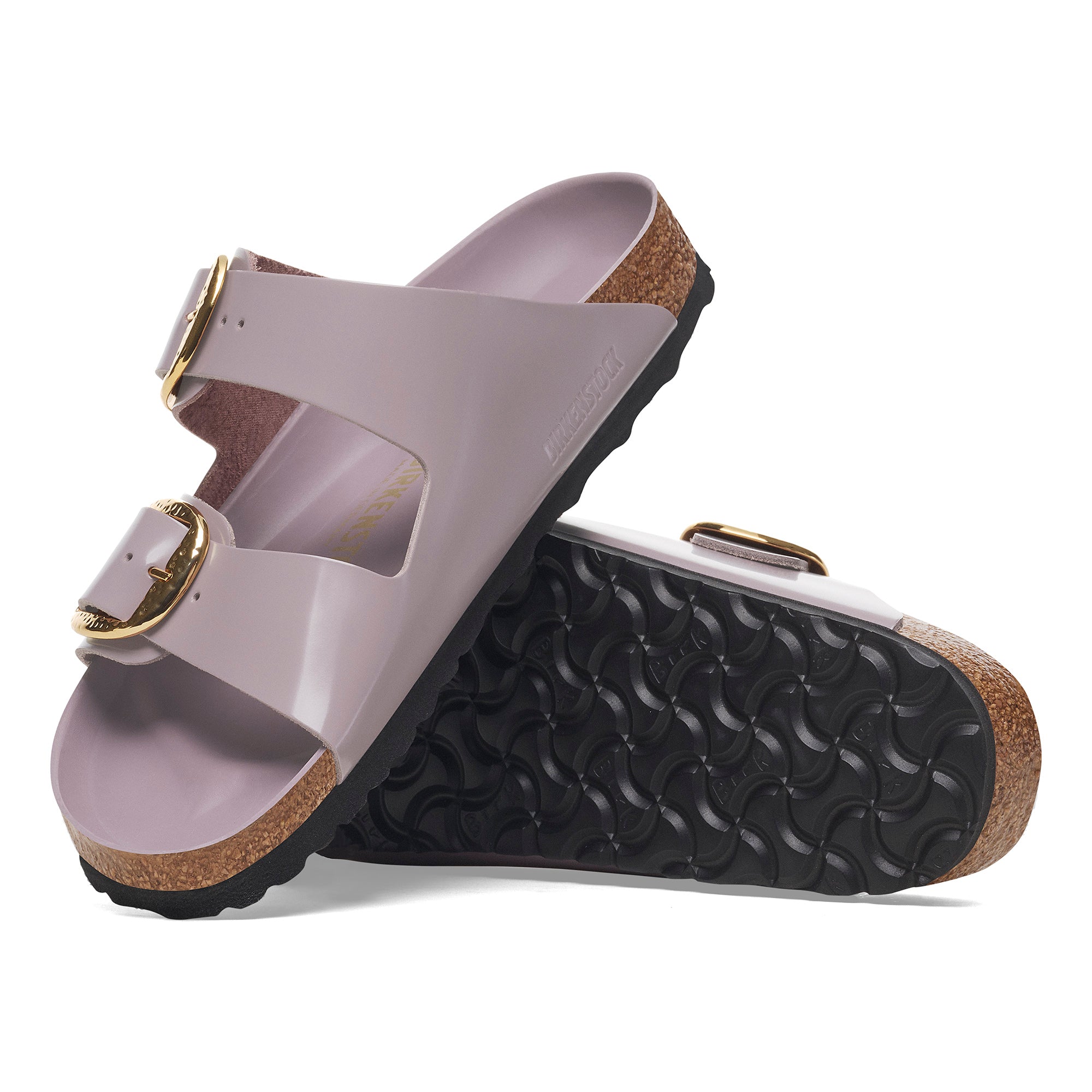 Birkenstock Arizona Hammered Big Buckle high shine faded Birkenstock Arizona Hammered Big Buckle high shine faded