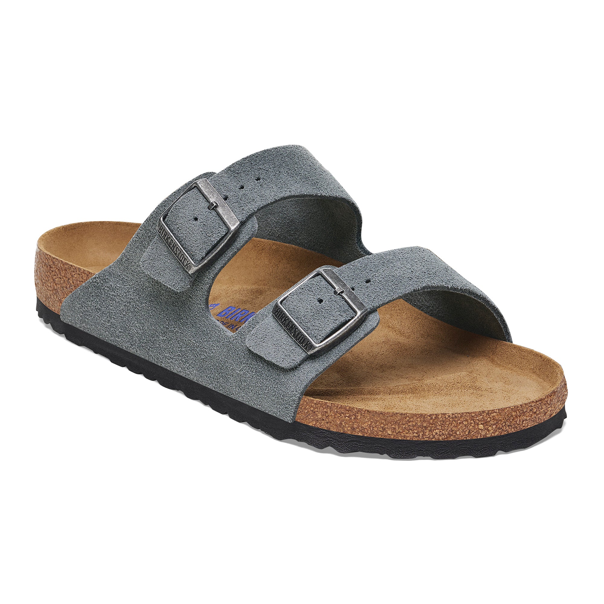 Birkenstock Arizona Soft Footbed basalt gray suede