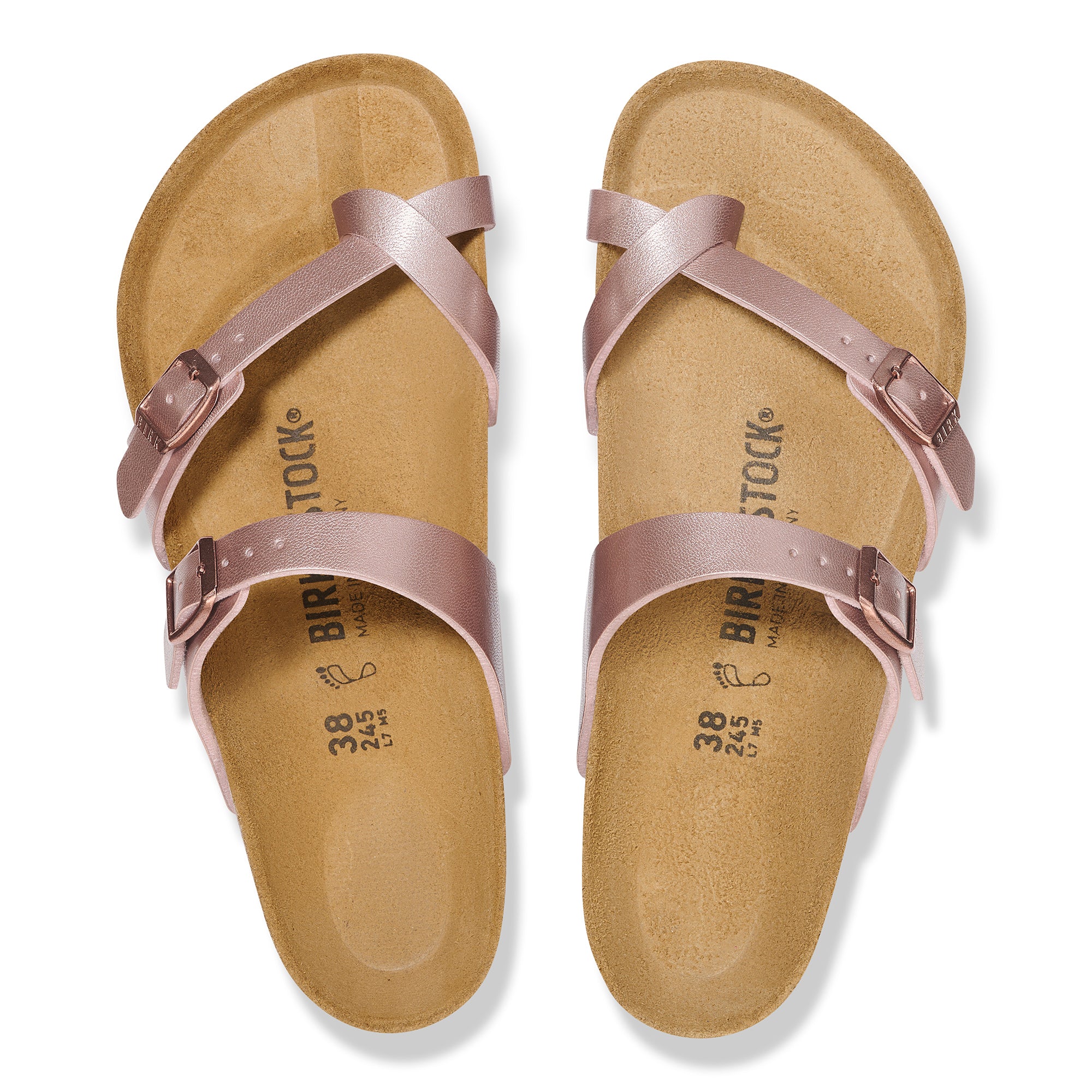 Birkenstock Mayari copper Birko-Flor