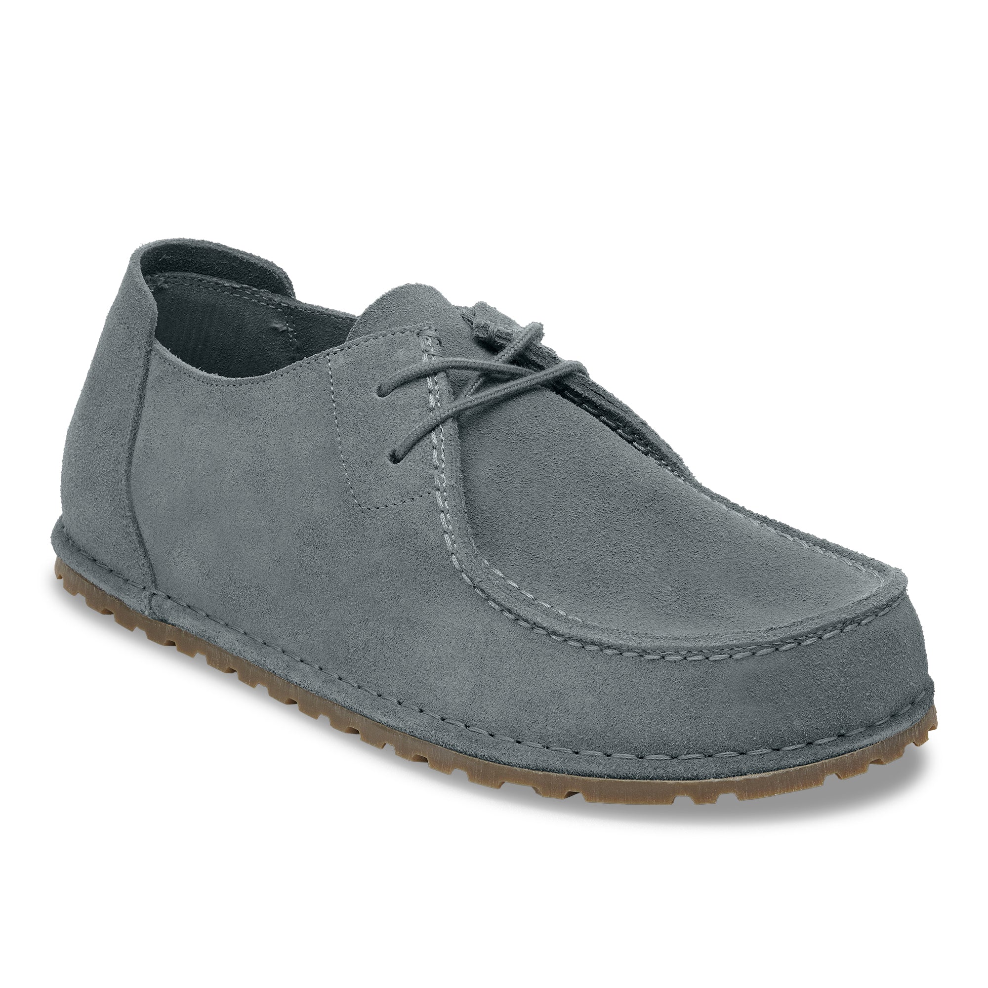 Birkenstock Men's Utti Lace basalt gray suede