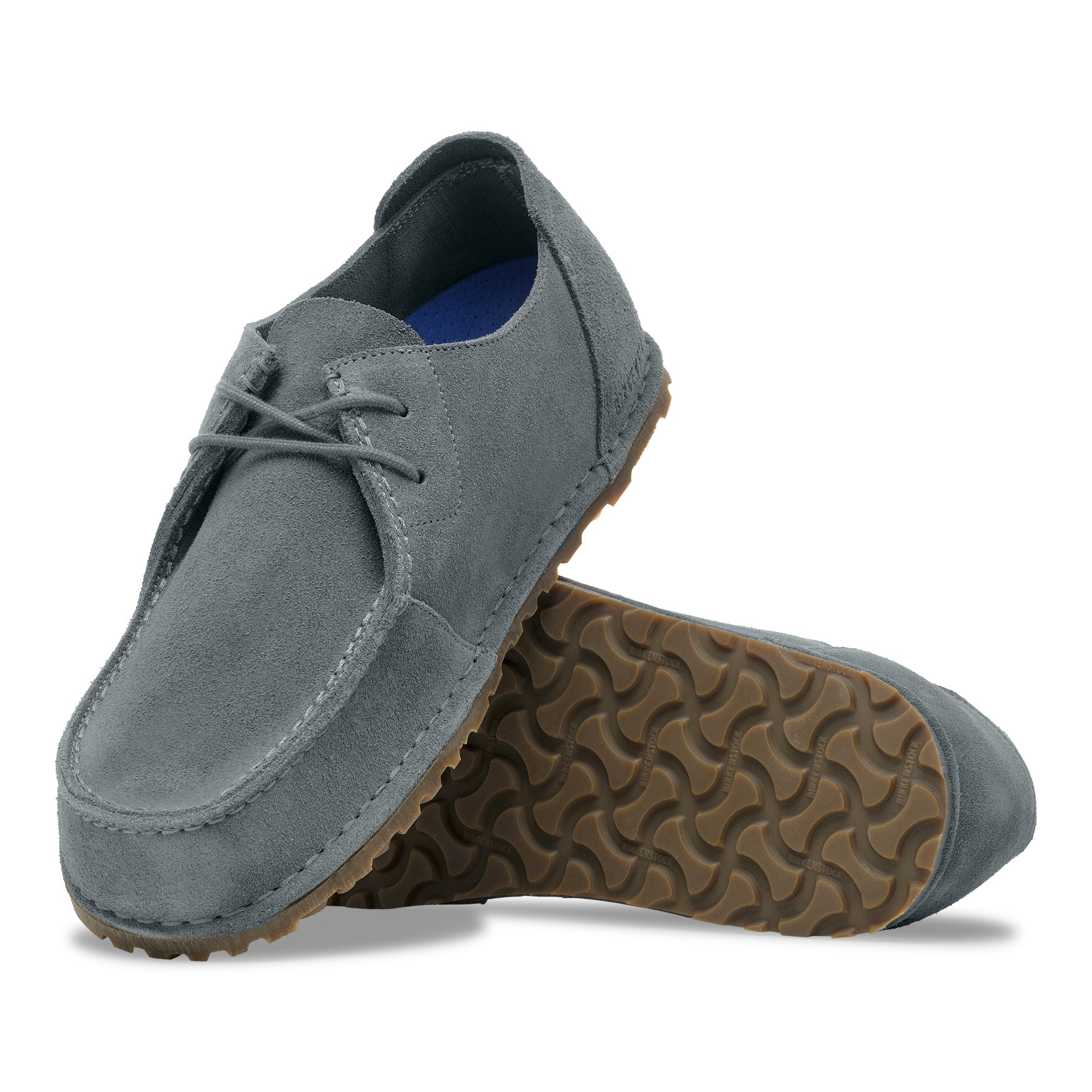 Birkenstock Men's Utti Lace basalt gray suede