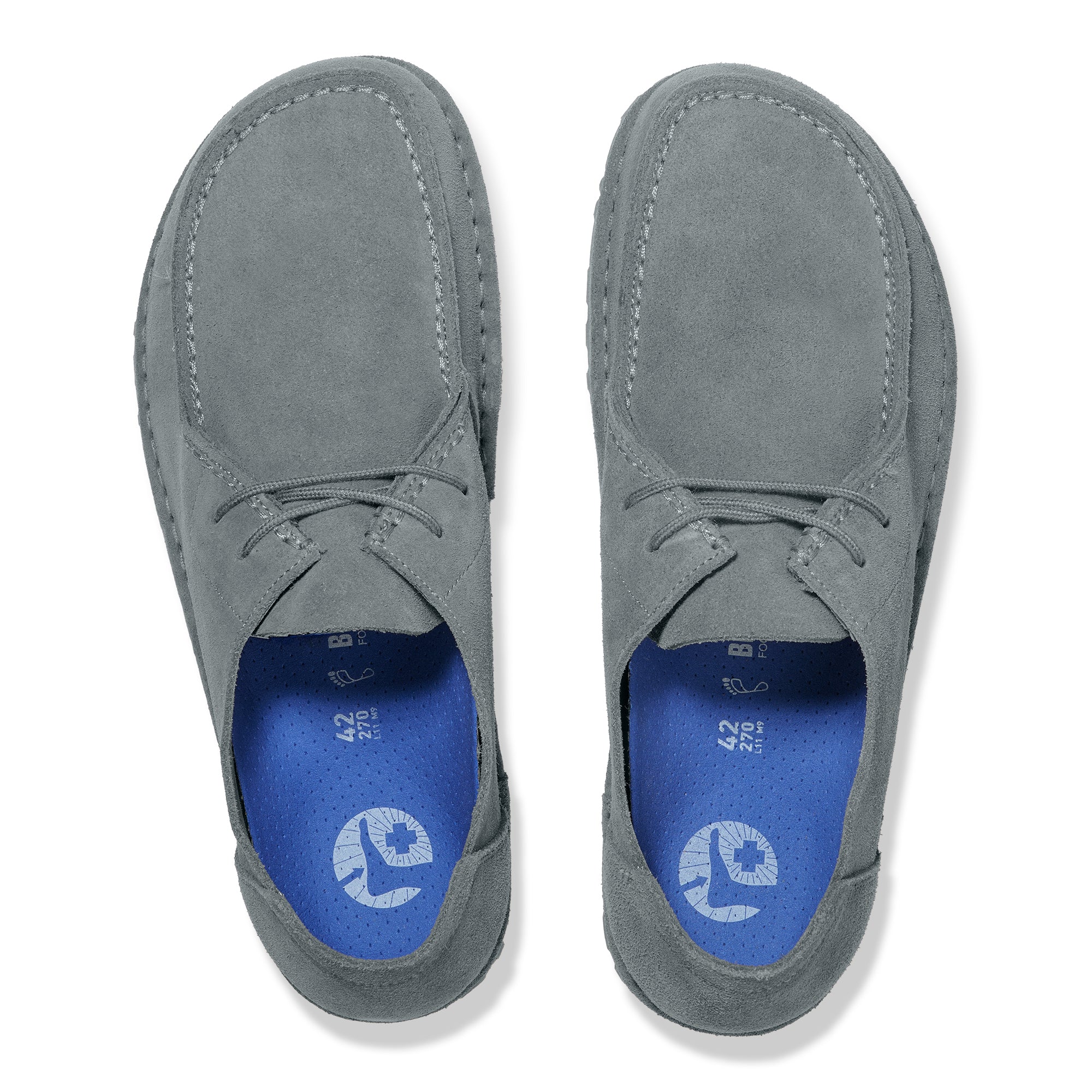 Birkenstock Men's Utti Lace basalt gray suede