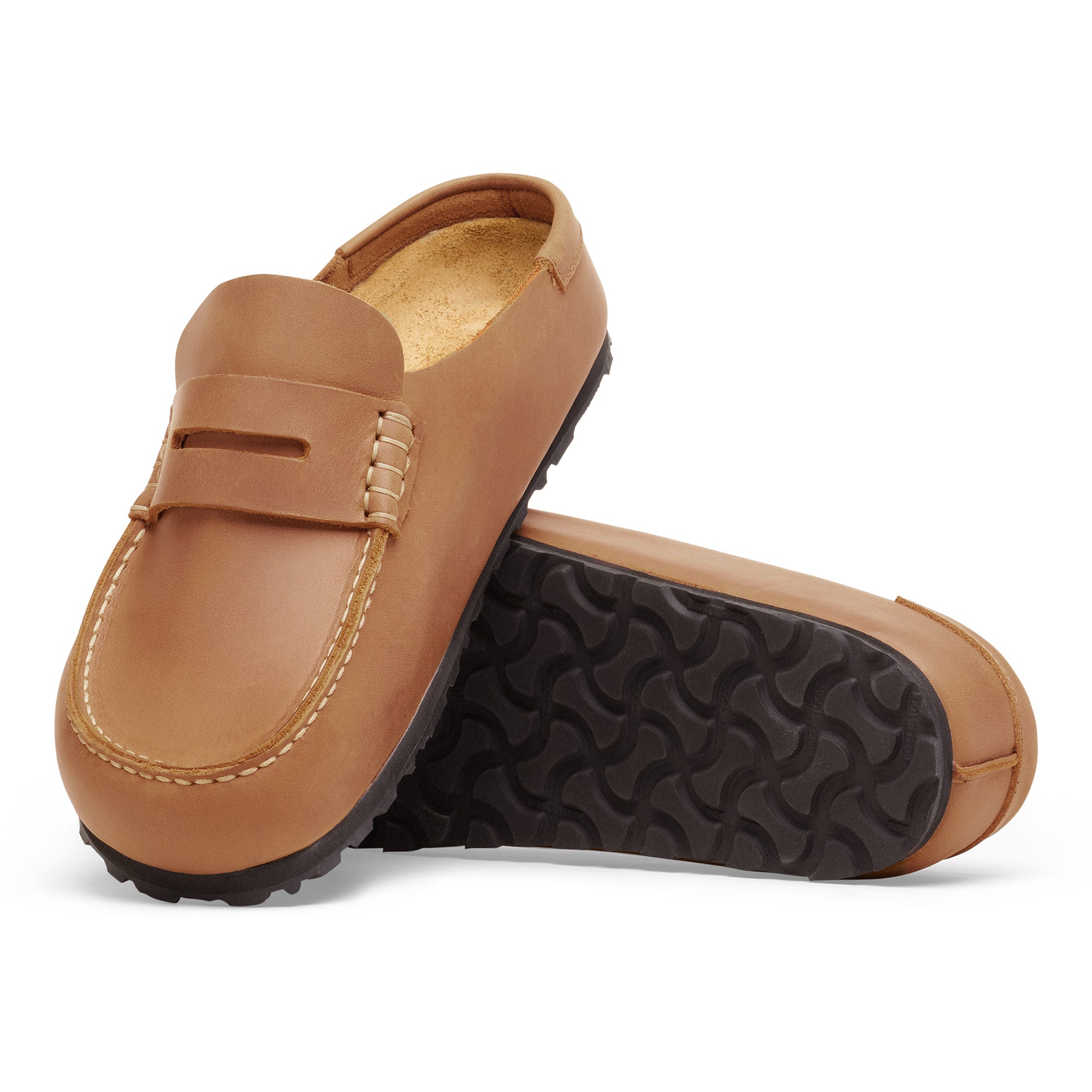 Birkenstock Naples Wrapped cognac oiled leather