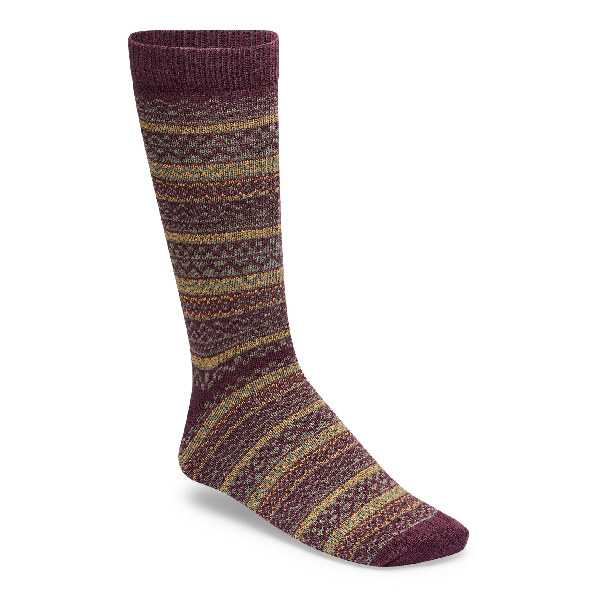 Birkenstock Socks Cotton Pattern Crew zinfandel/ochre/thyme