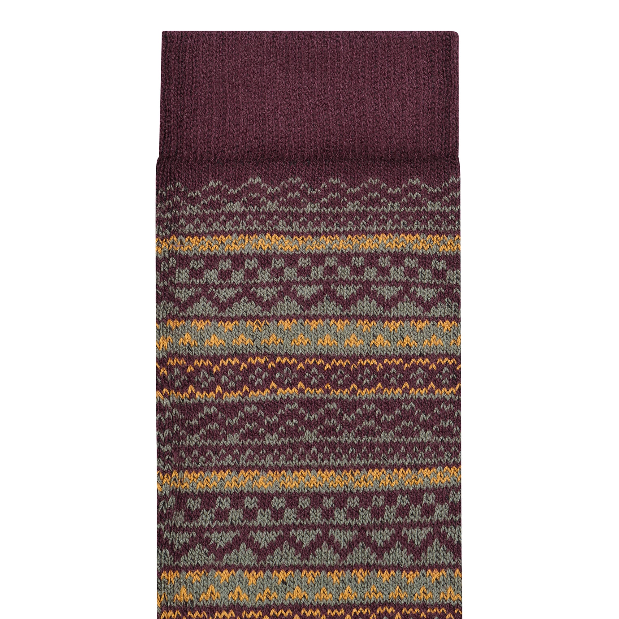 Birkenstock Socks Cotton Pattern Crew zinfandel/ochre/thyme