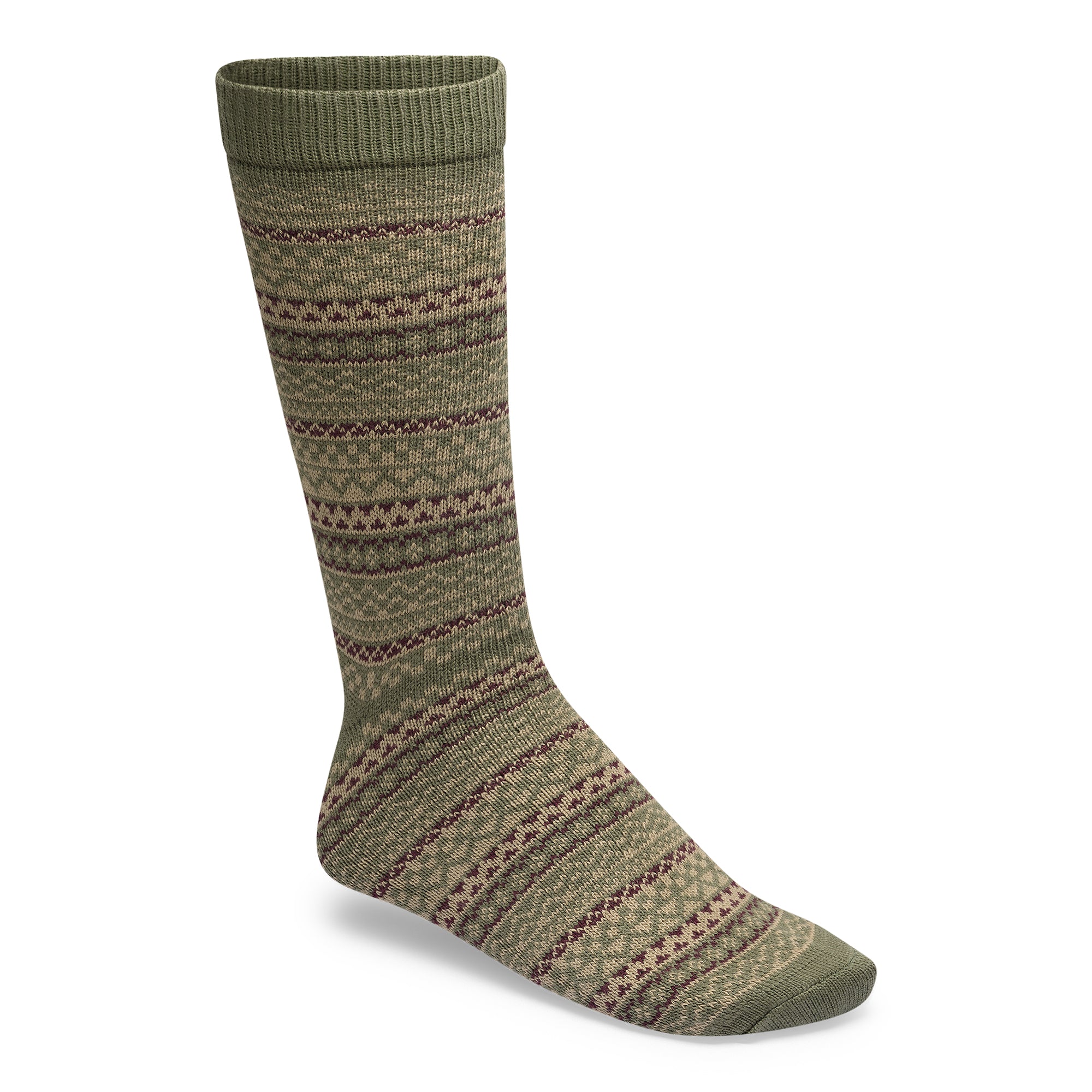 Birkenstock Socks Cotton Pattern Crew thyme/taupe/zinfandel