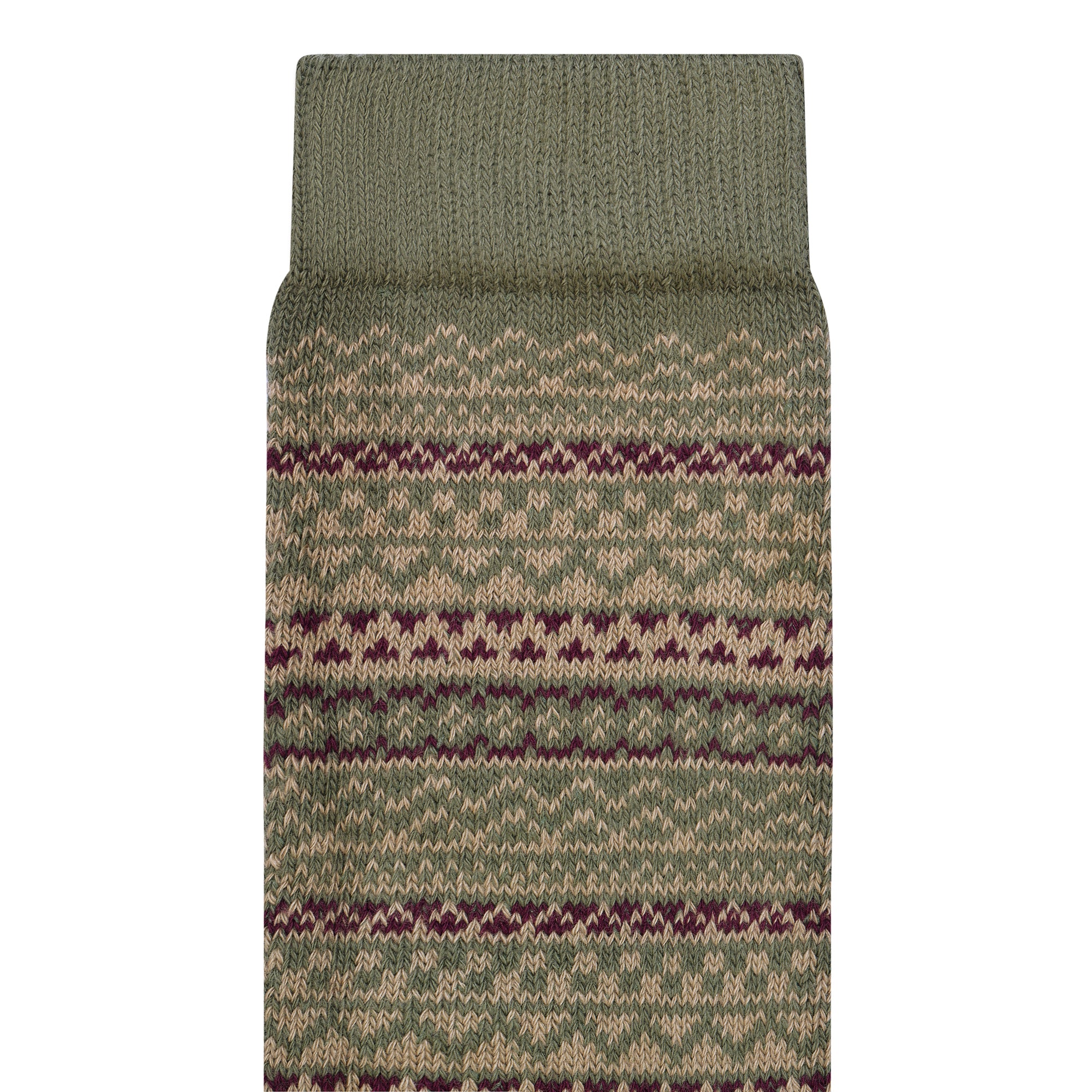 Birkenstock Socks Cotton Pattern Crew thyme/taupe/zinfandel