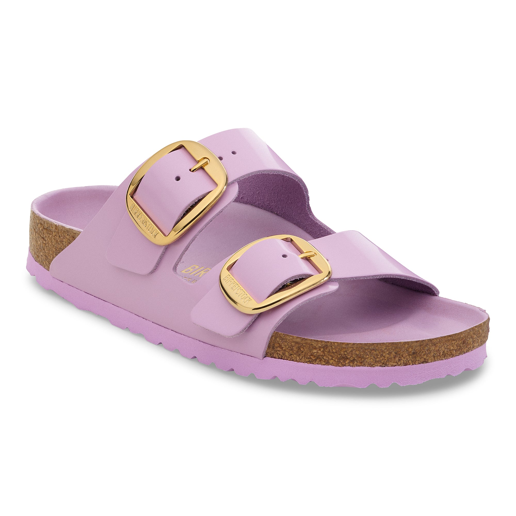 Birkenstock Arizona Big Buckle high shine crocus leather