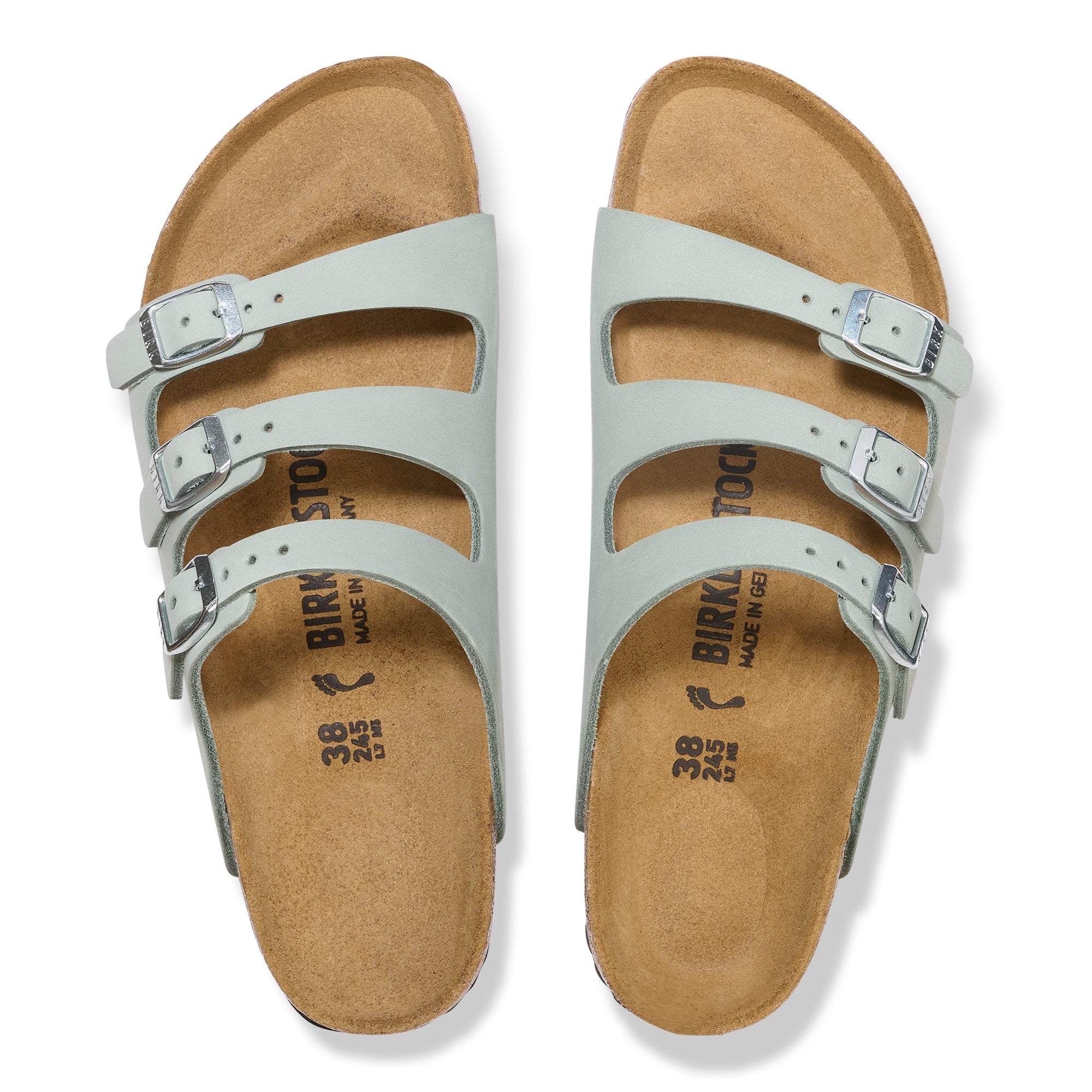 Birkenstock Florida pure sage nubuck